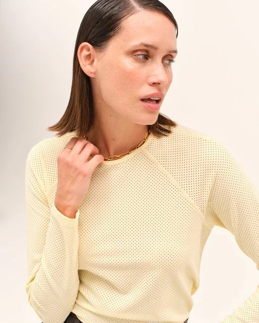 Jazz - Micro-Perforated Long-Sleeve Equestrian T-Shirt