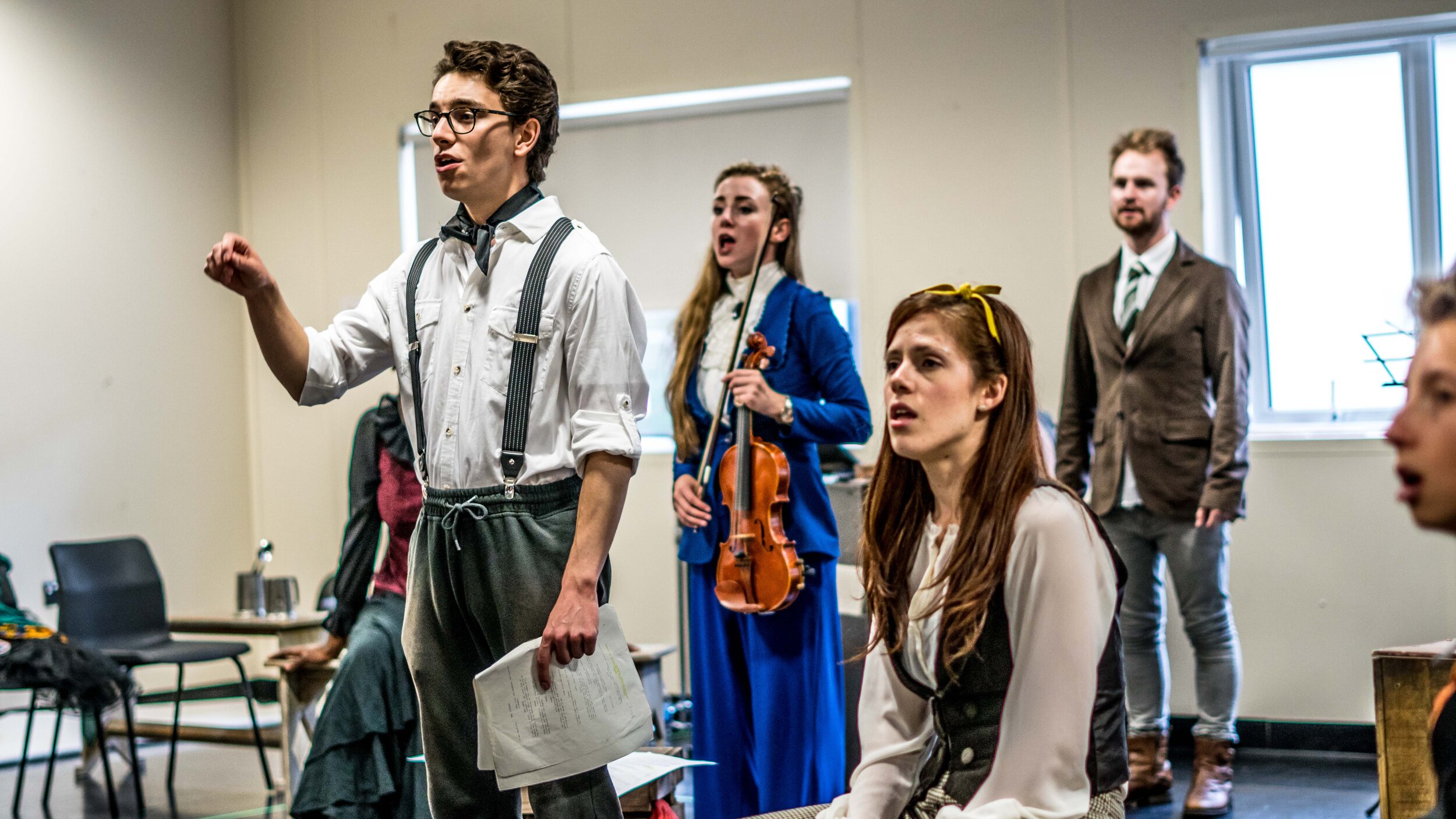'Haymarket: A New Folk Musical' / Rehearsal photography by Michael Lynch