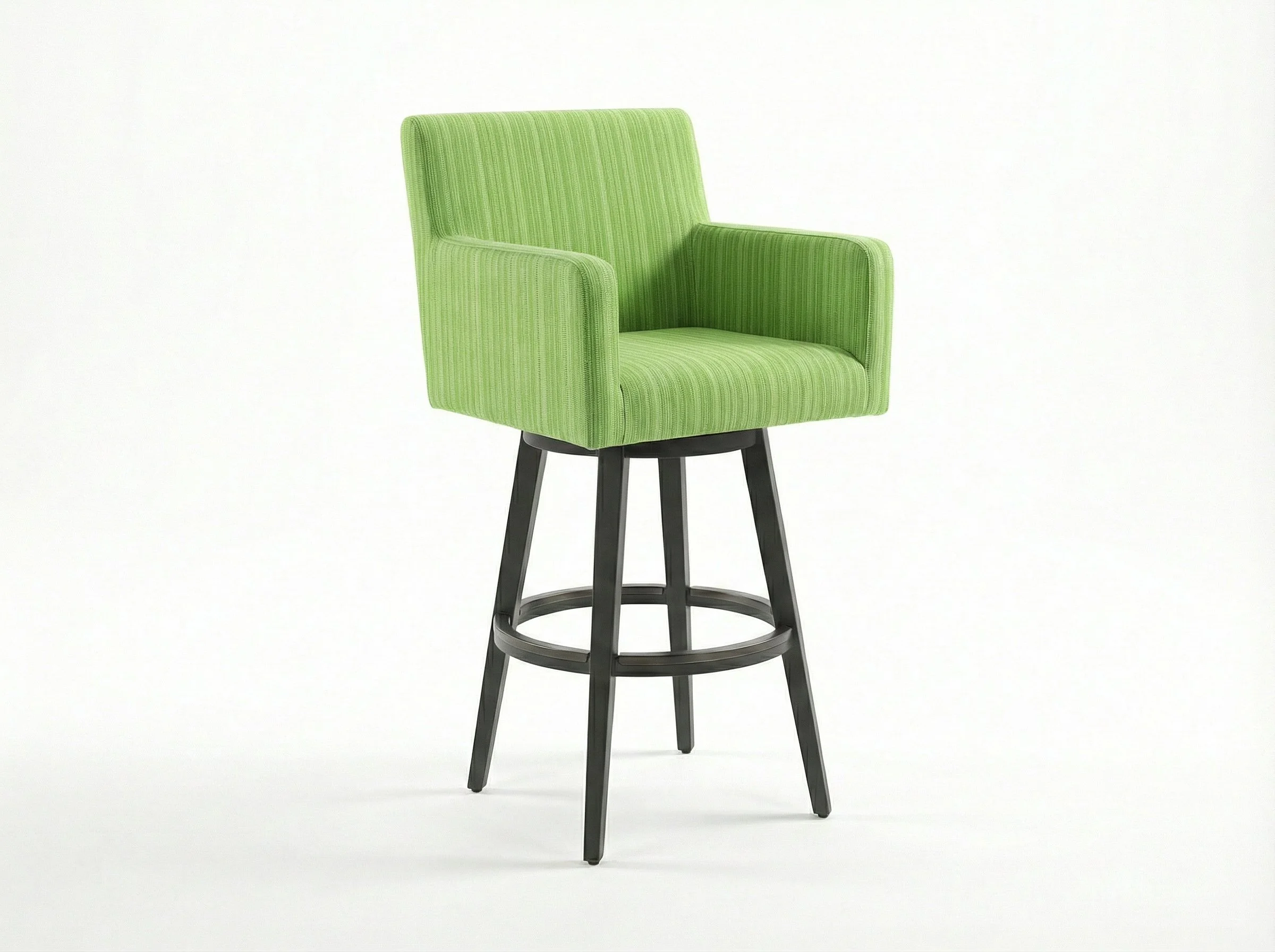 Outdoor Nook Solurium™ Swivel Bar Stool with Arms - Meadow Green | Outdoor Bar Stool