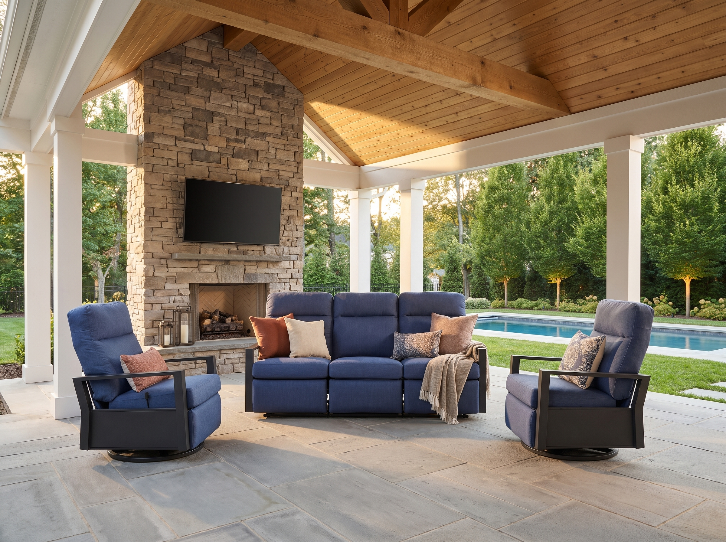 Shoreline 5-Seat Reclining Sofa Conversation Set 08.png