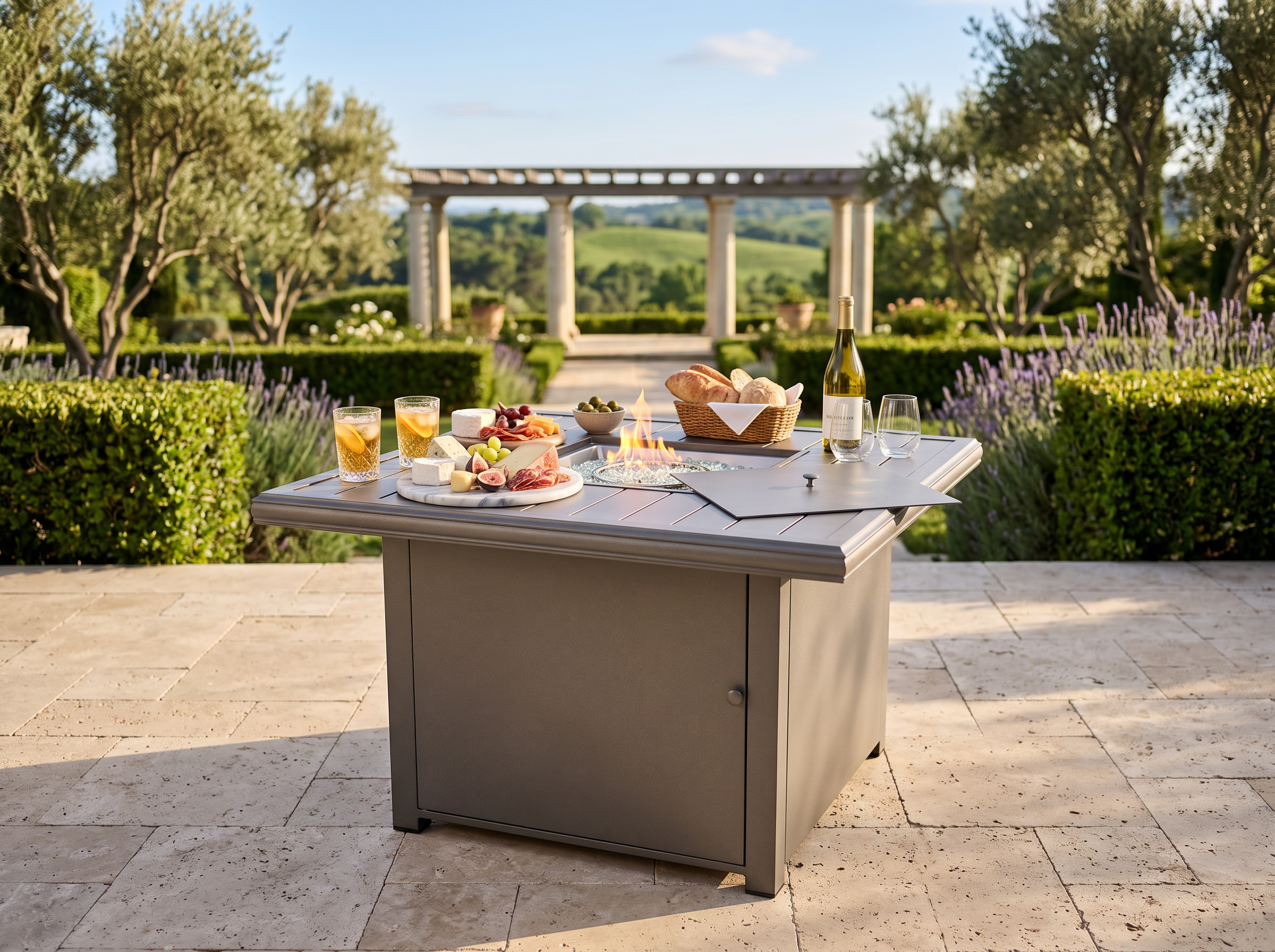 Huntington Outdoor Firepit Table
