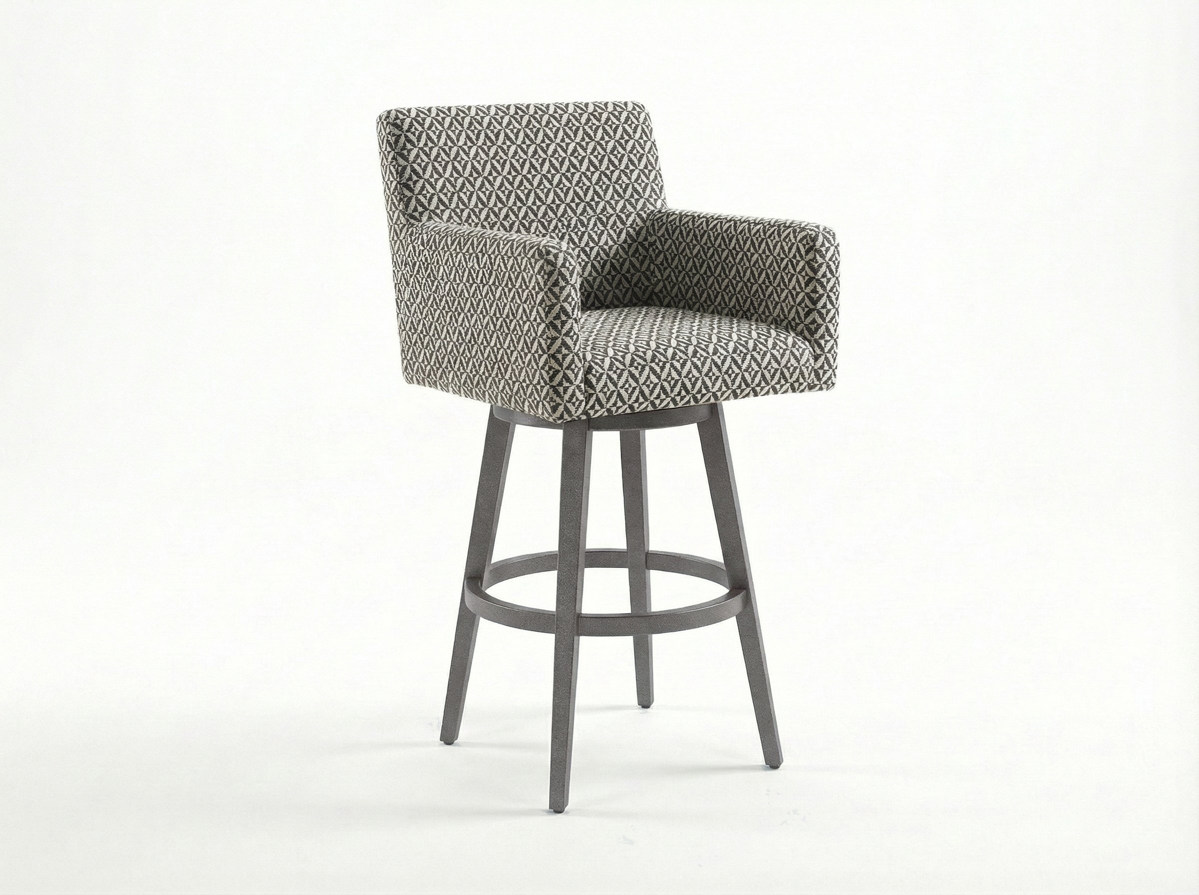 Outdoor Nook Solurium™ Swivel Bar Stool with Arms - Shadow Lattice 03.jpg