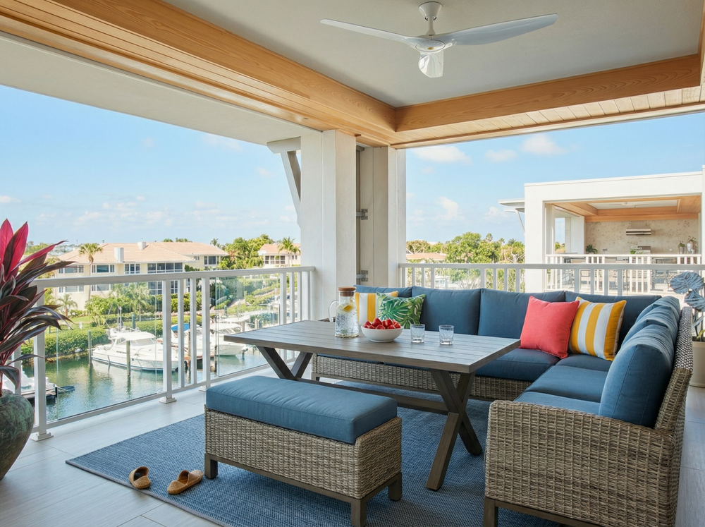 Keywest Outdoor Banquette Dining Group - Outdoor Dining Banquette