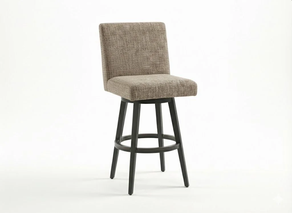 Outdoor Nook Solurium™ Armless Swivel Bar Stool - Sand Weave | Outdoor Bar Stool
