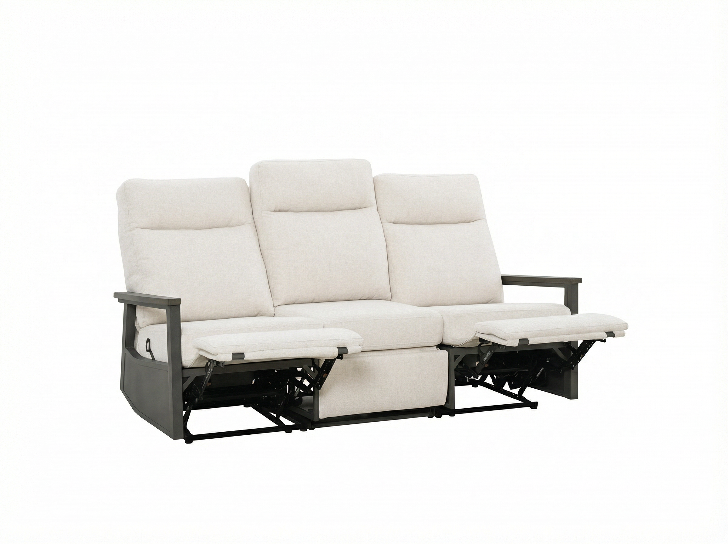 Huntington Three-Seat Aluminum Reclining Sofa in Sunbrella® Canvas Canvas 02.png