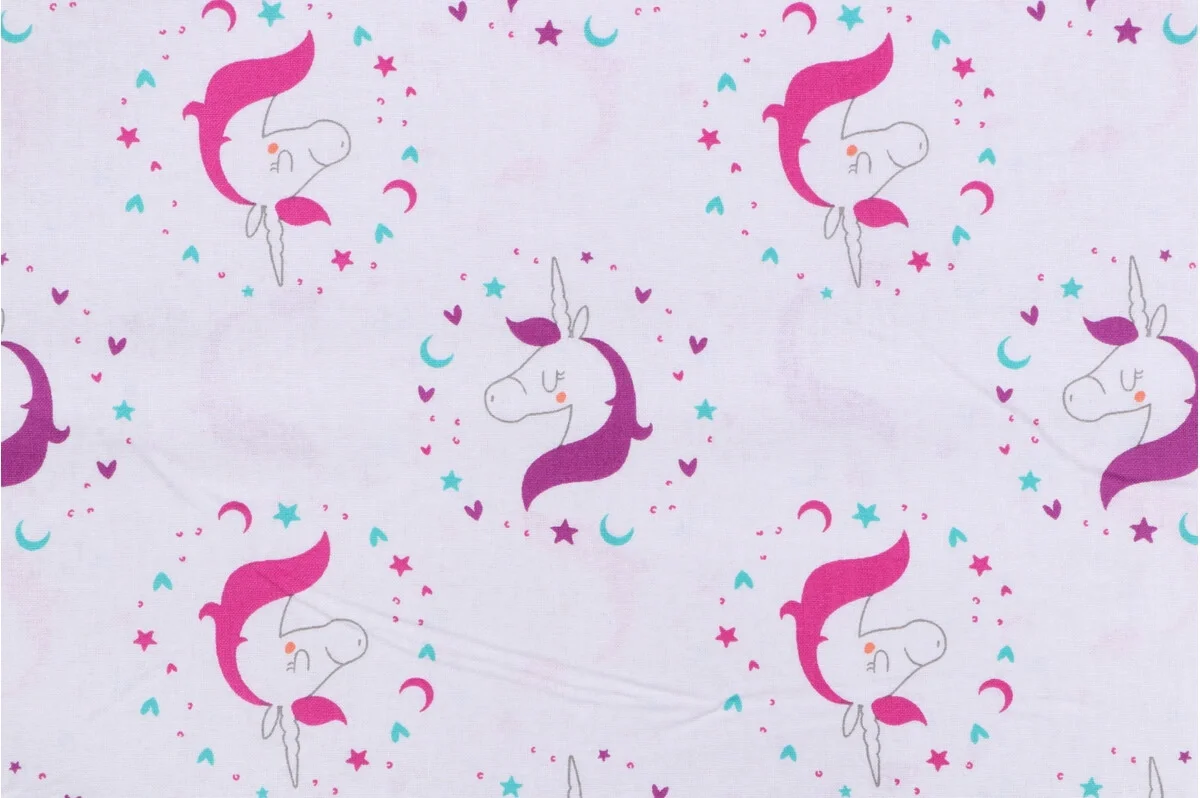 UNICORNS ON WHITE - 8 YARDS