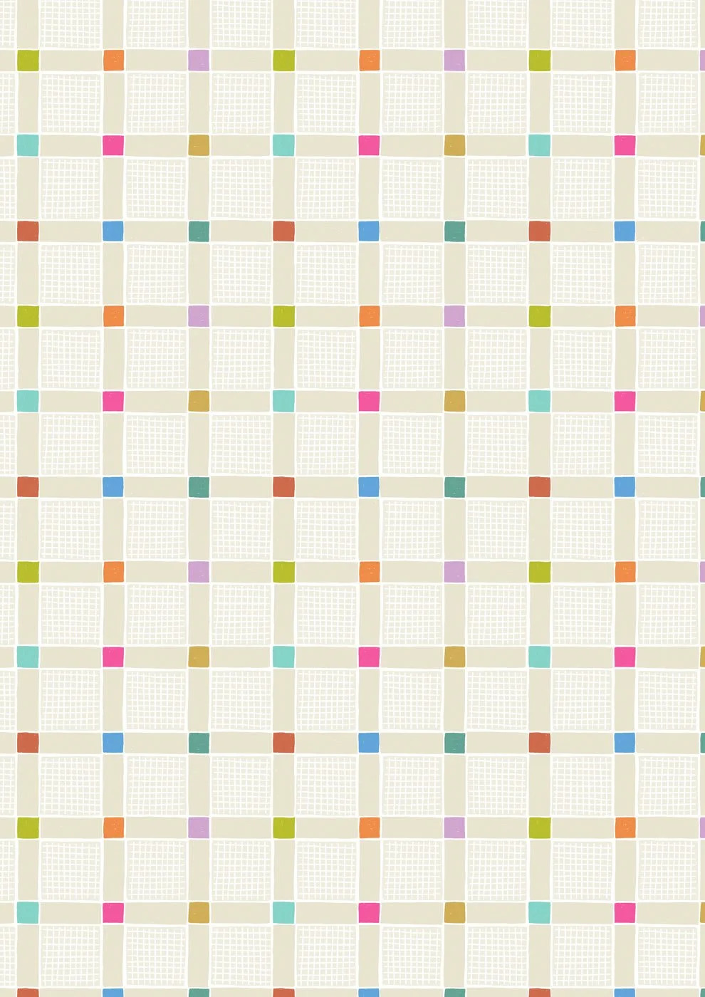 Lovely Check - Cream