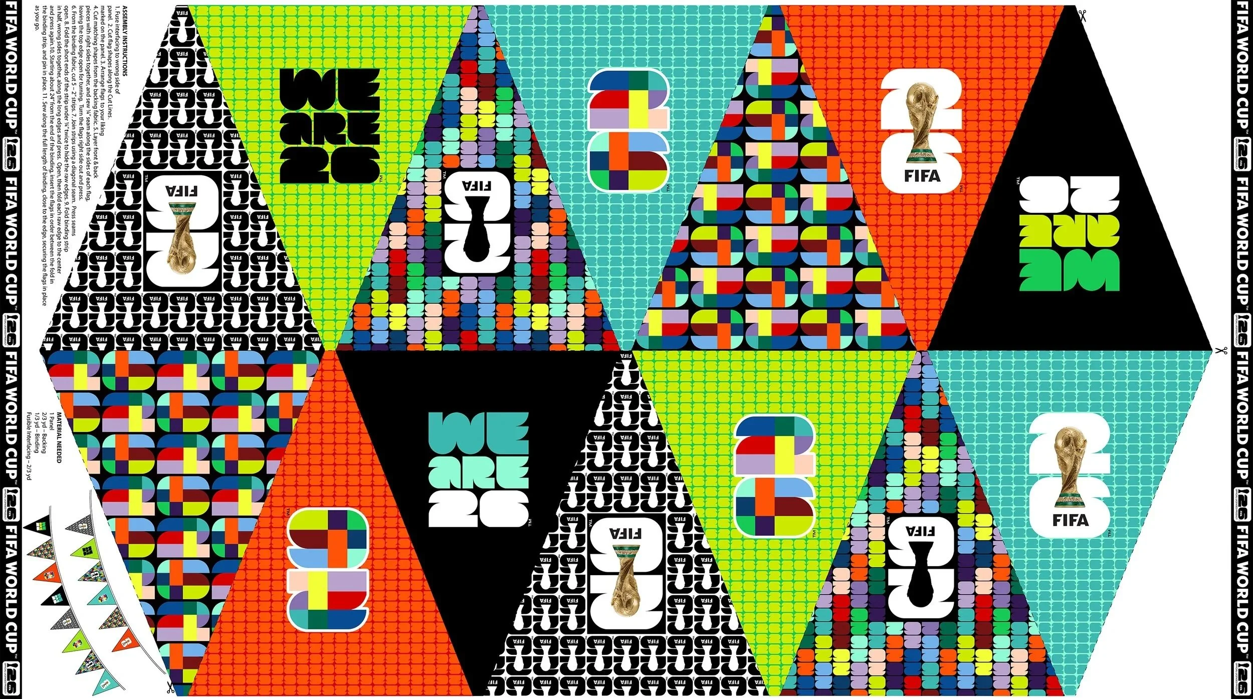 FIFA WORLD CUP - BUNTING PANEL