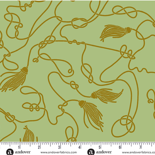 Ciao Bella by Eye Candy Quilts Knot and Tassel Pistachio