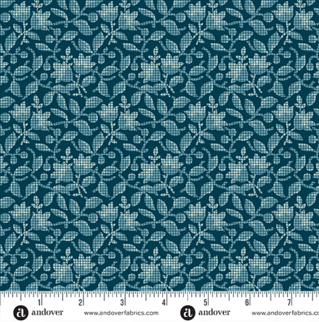 Beach House by Laundry Basket Quilts Bougainvillea Blue
