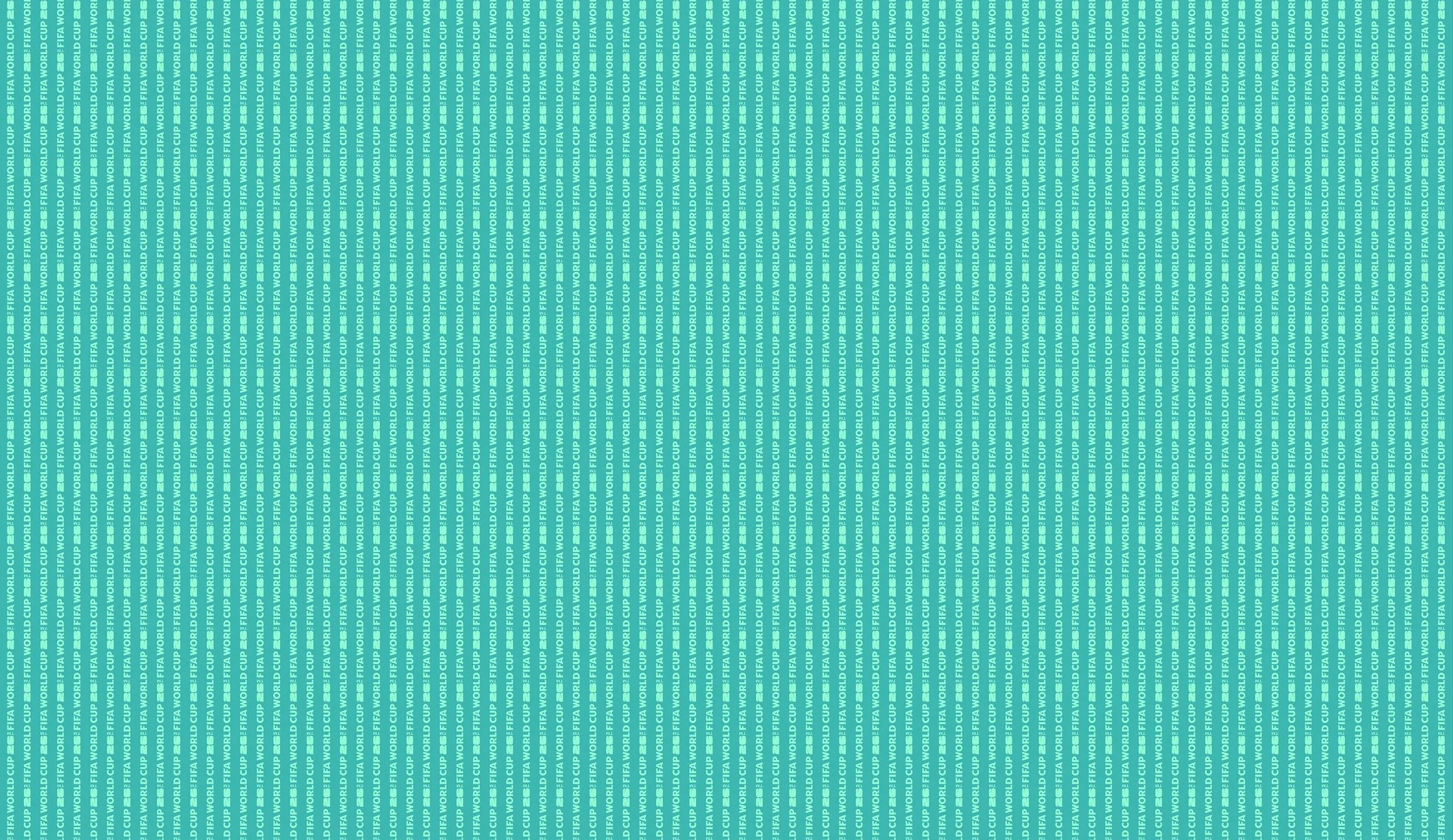2026 FIFA WORLD CUP - STRIPE BLENDER - TURQUOISE from Northcott