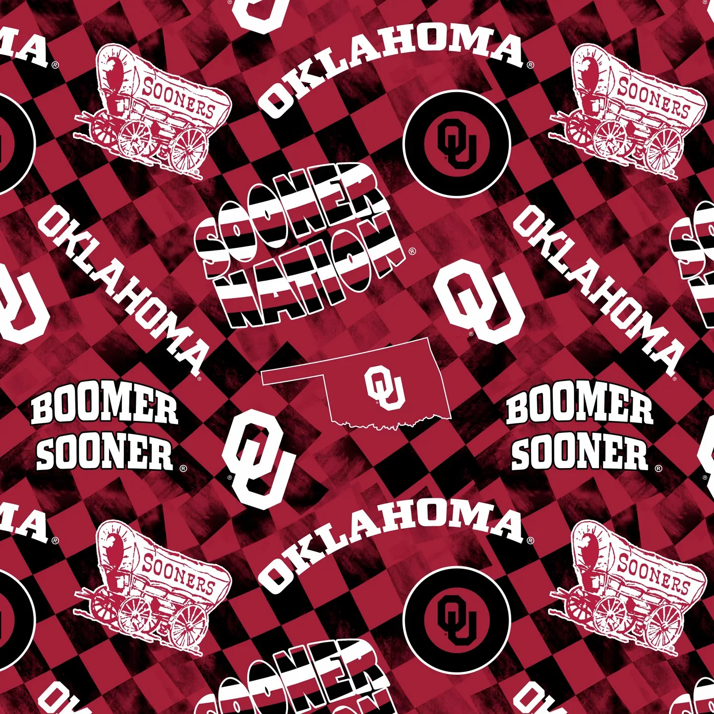 UNIVERSITY OF OKLAHOMA-Check Allover