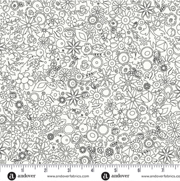 Sun Print Whisper by Alison Glass Woodland Panda