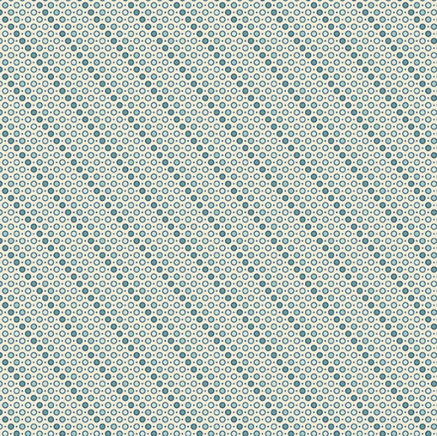 Super Bloom by Laundry Basket Quilts Raindrops Baby Blue