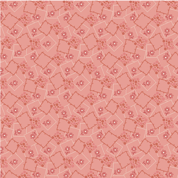 Strawberries and Cream by Laundry Basket Quilts Iceland Rose Quartz
