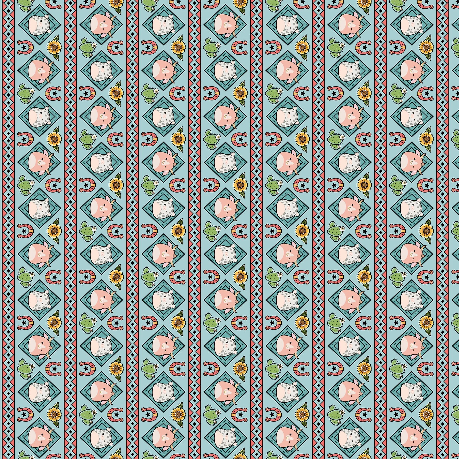 BORDER STRIPE - TURQ