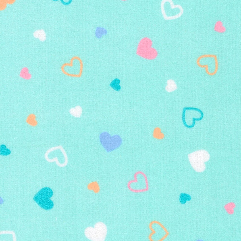 MINT HEARTS from Cozy Cotton Flannel