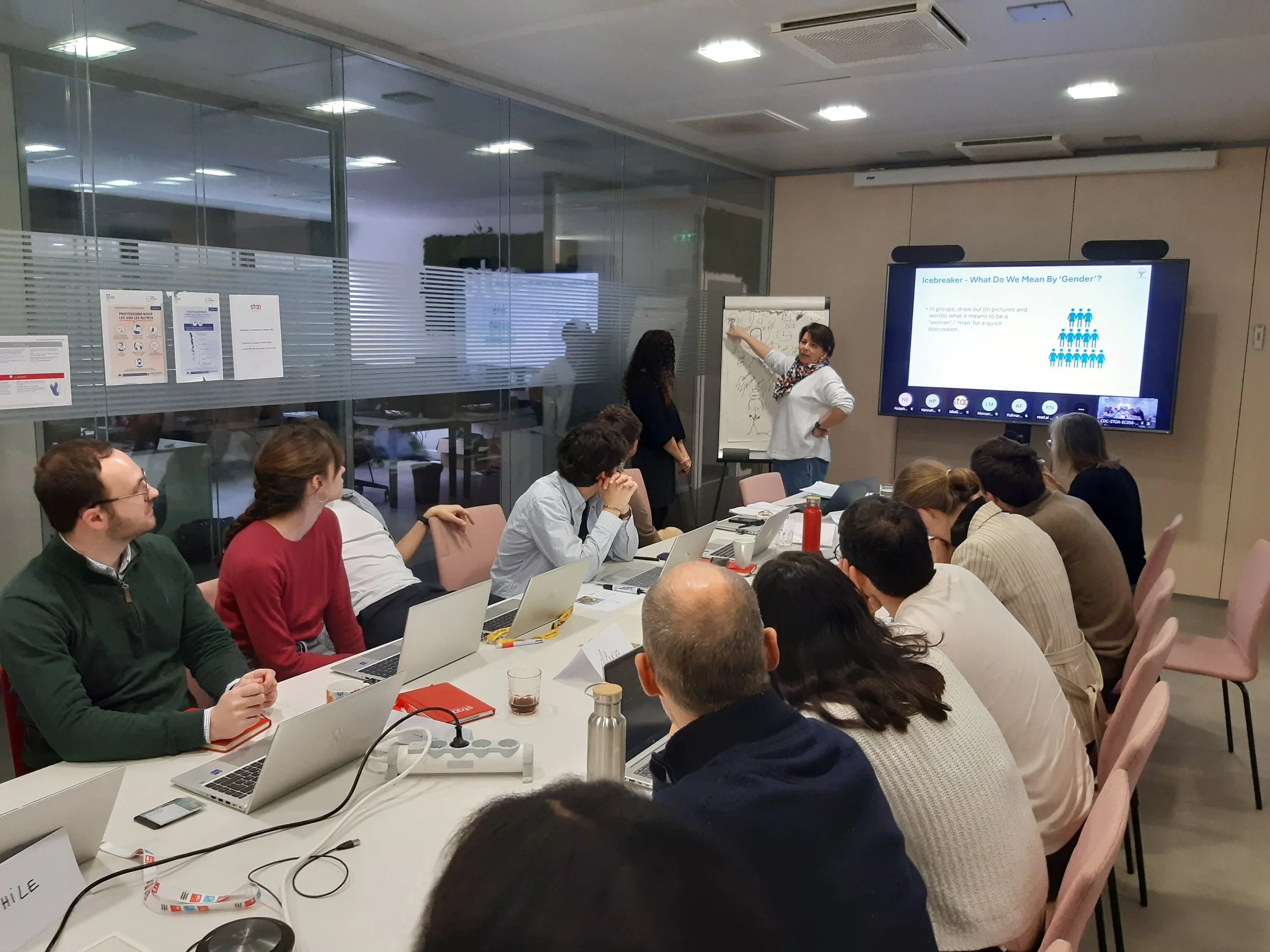 Gender training covering gender concepts, case studies and identification of risks and opportunities in investments as part of their commitment to align with 2X criteria