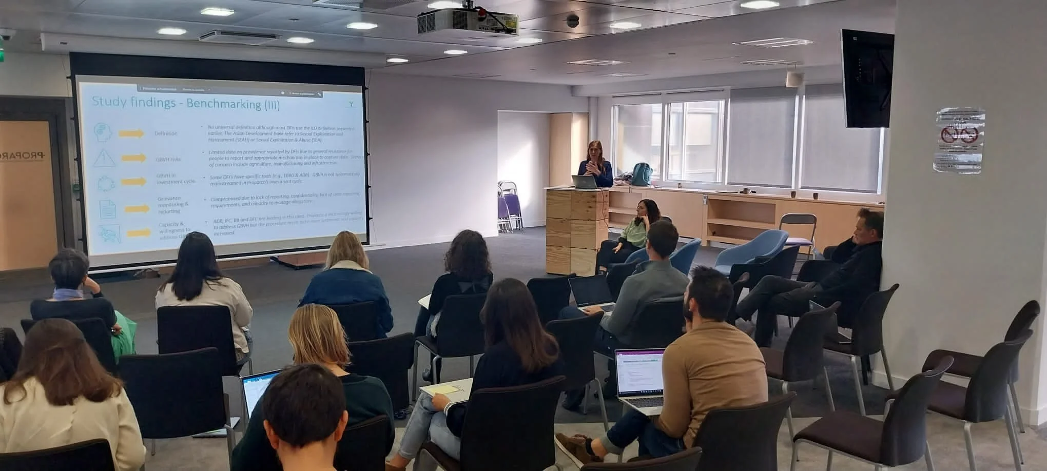 Assessment of GBVH management approaches and guidelines to strengthen Proparco's investment cycle risk management framework.  Included virtual interviews, desk-based review, GBVH action plan, investment tool updates, training and internal awareness v