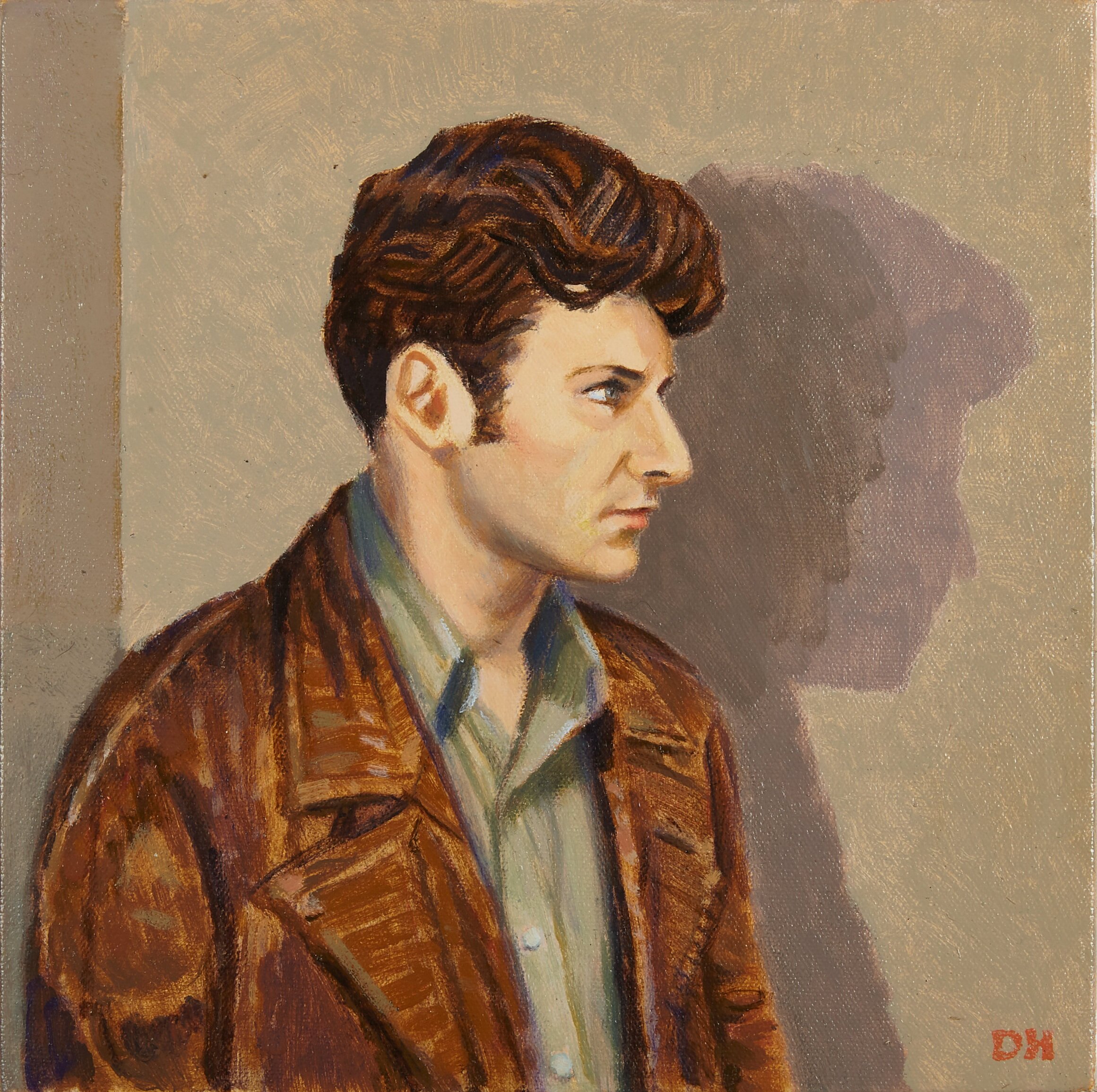 Lucien Freud, 12x12"