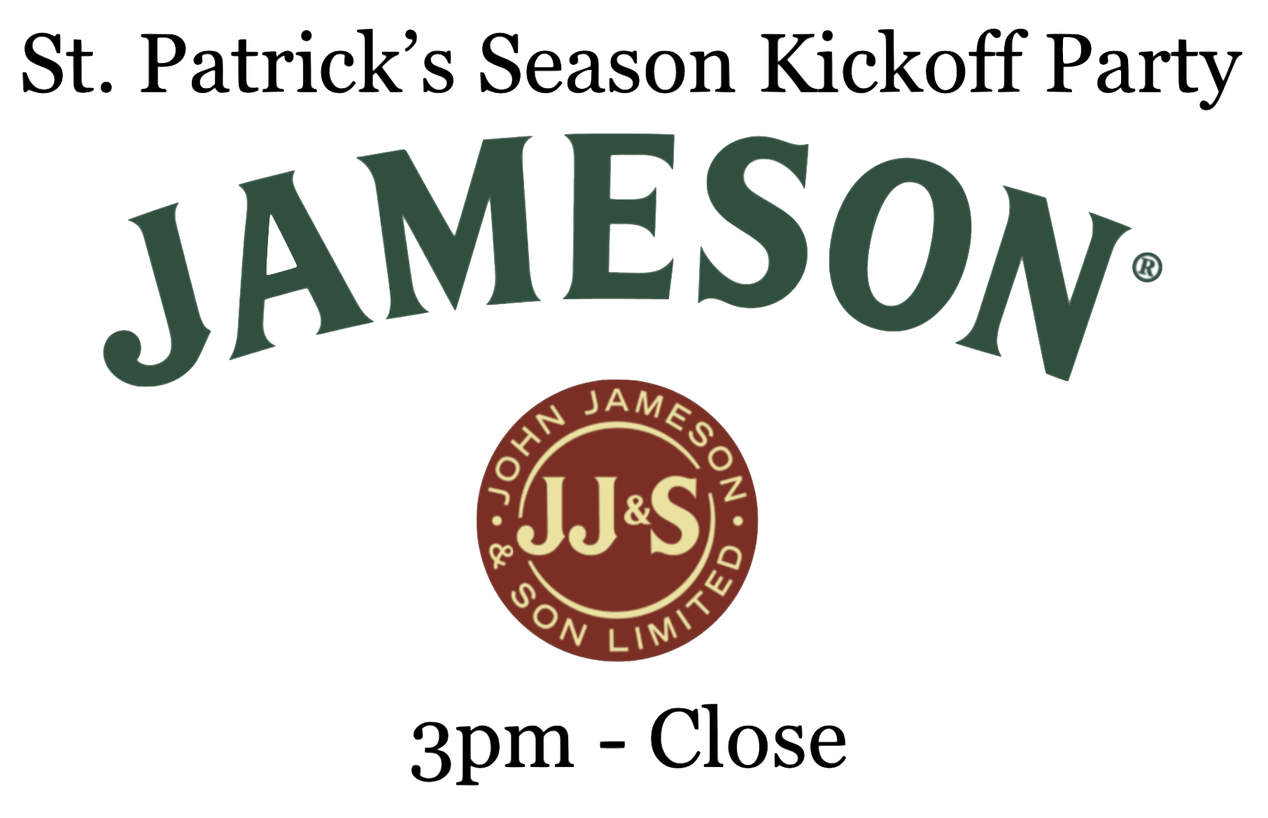 St. Patrick's Season Kickoff Party with Jameson