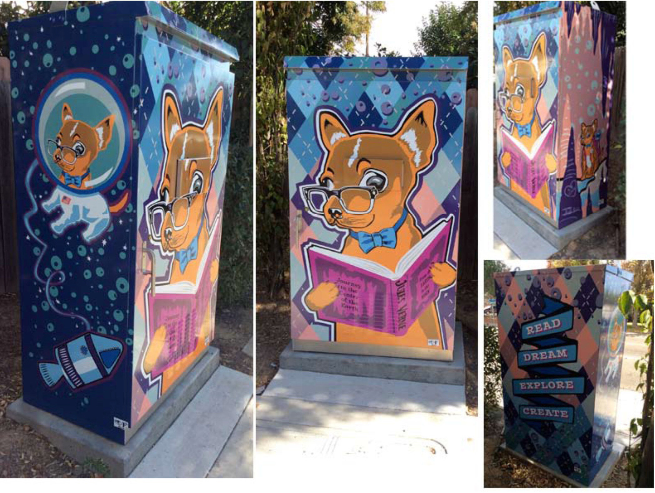 "Read, Dream, Explore, Create," City of Sacramento, CA