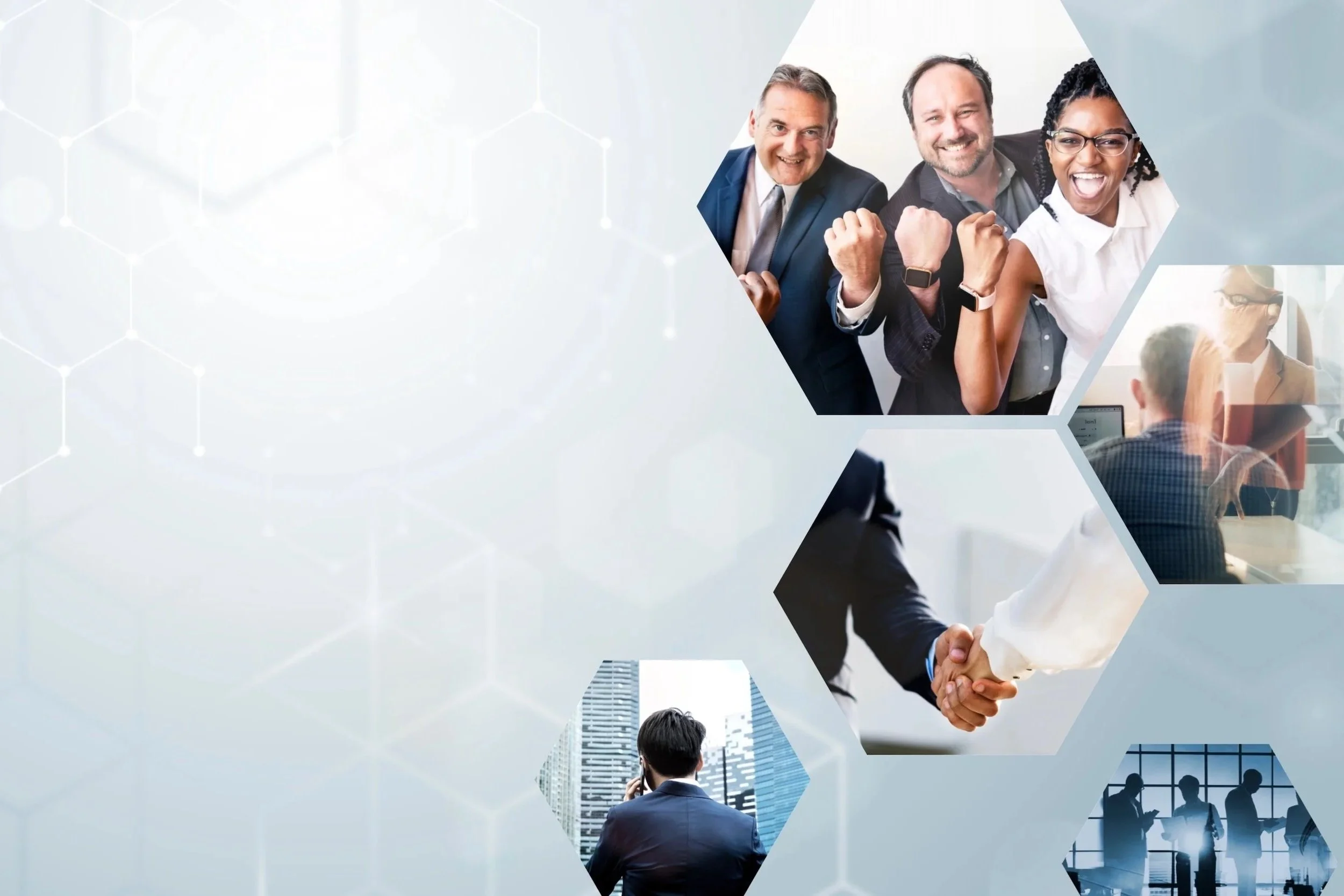 Happy Professional People of Diverse Backgrounds 