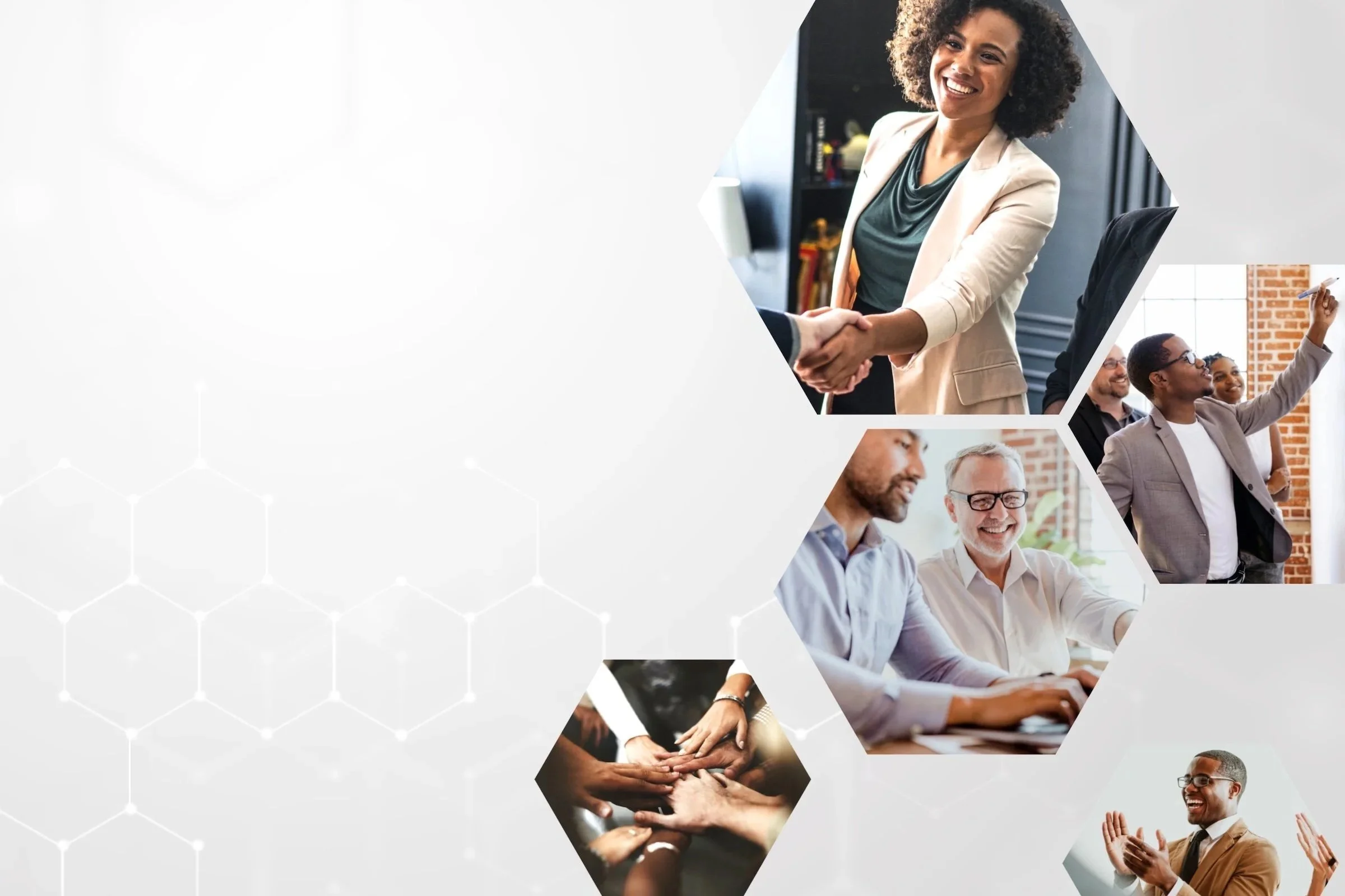 Happy Professional People of Diverse Backgrounds 