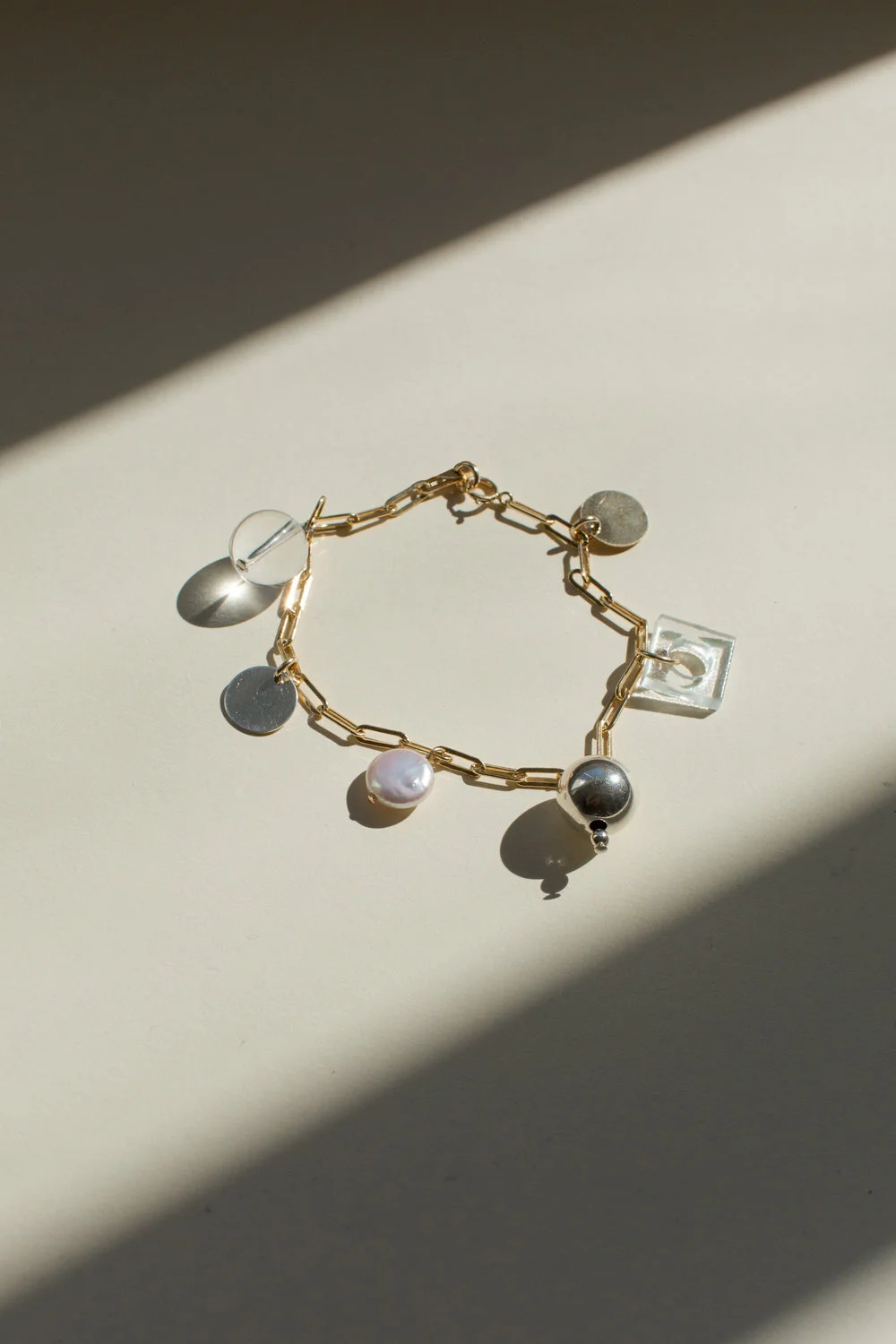 Mixed Media Charm Bracelet from Highlow Jewelry