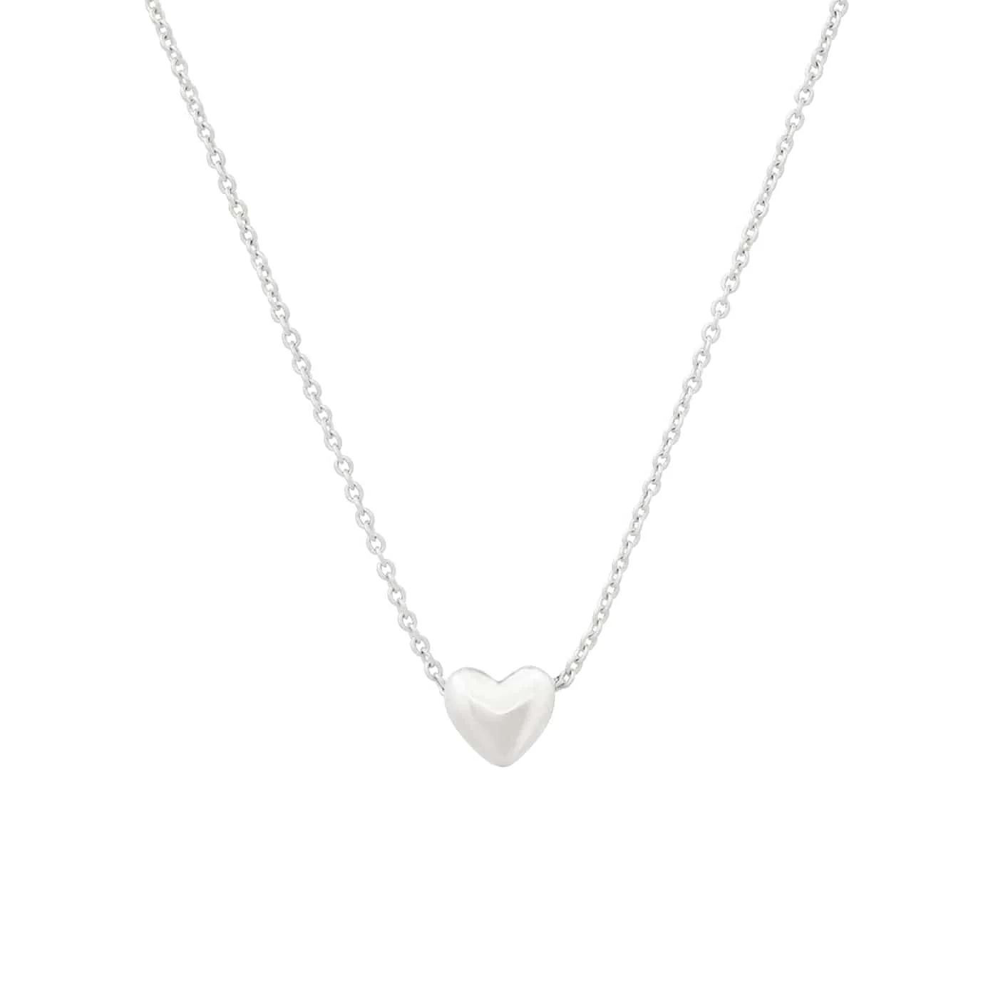 Silver Small Heart Necklace