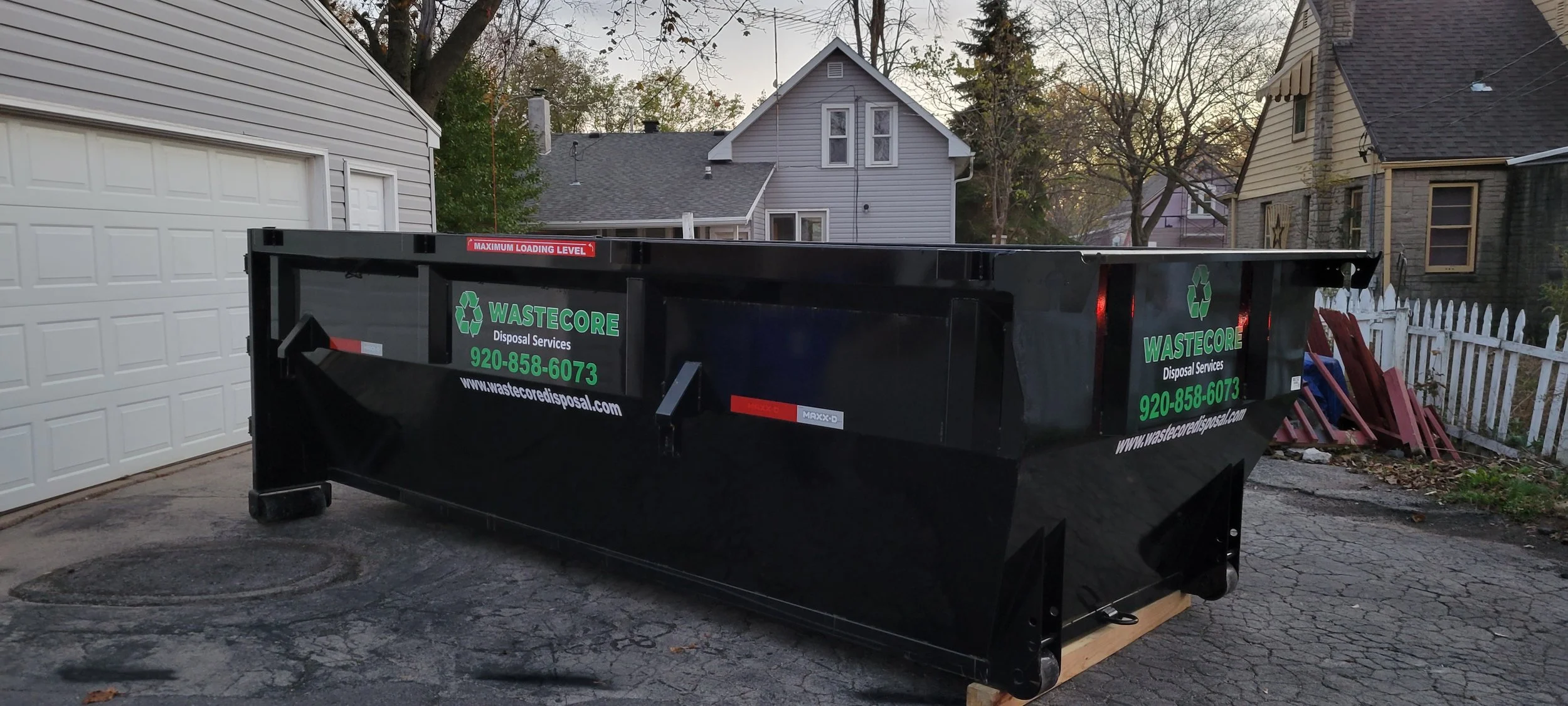 Wastecore Appleton Area Dumpster Rental