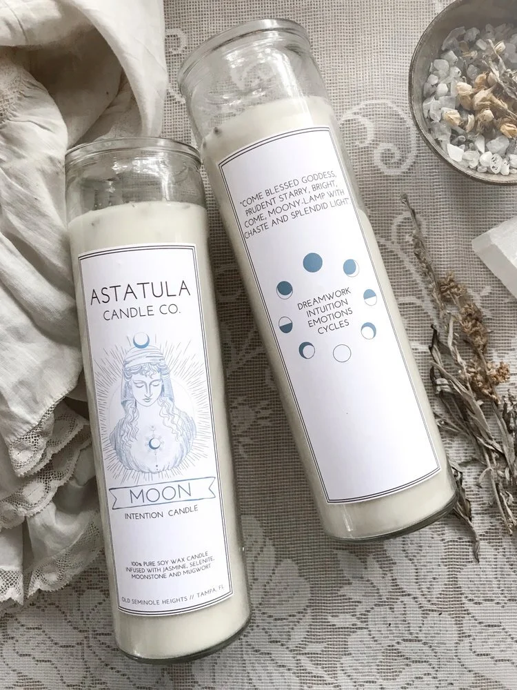 MOON INTENTION CANDLE — ASTATULA CANDLE CO.