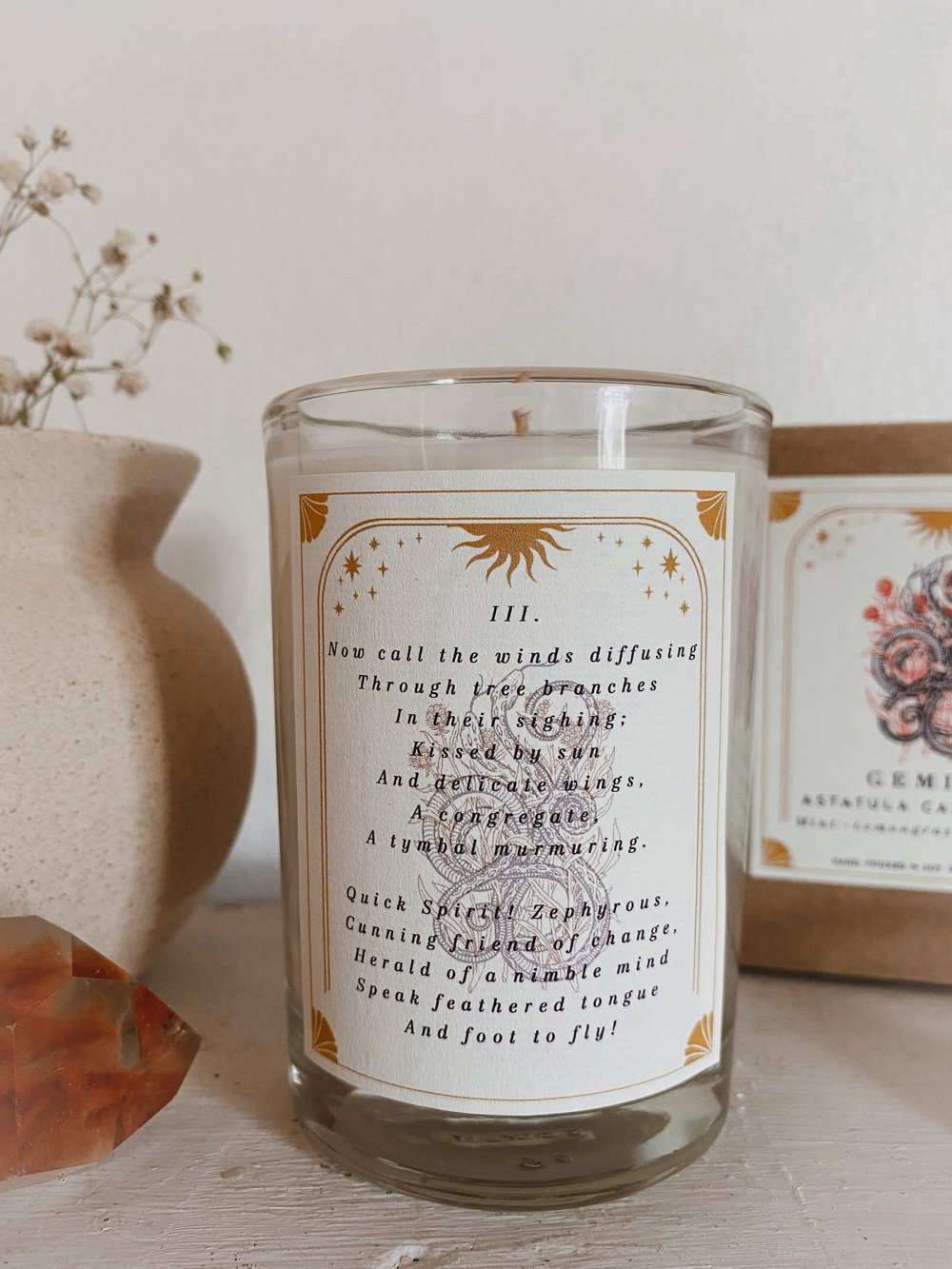 Gemini Zodiac Candle — ASTATULA CANDLE CO.