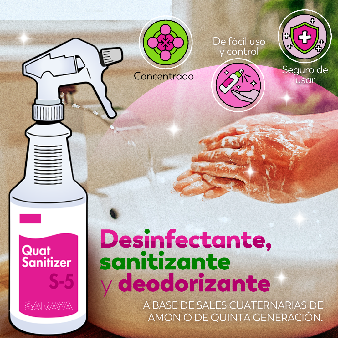 Smart San S5 Quat Sanitizer — Saraya México