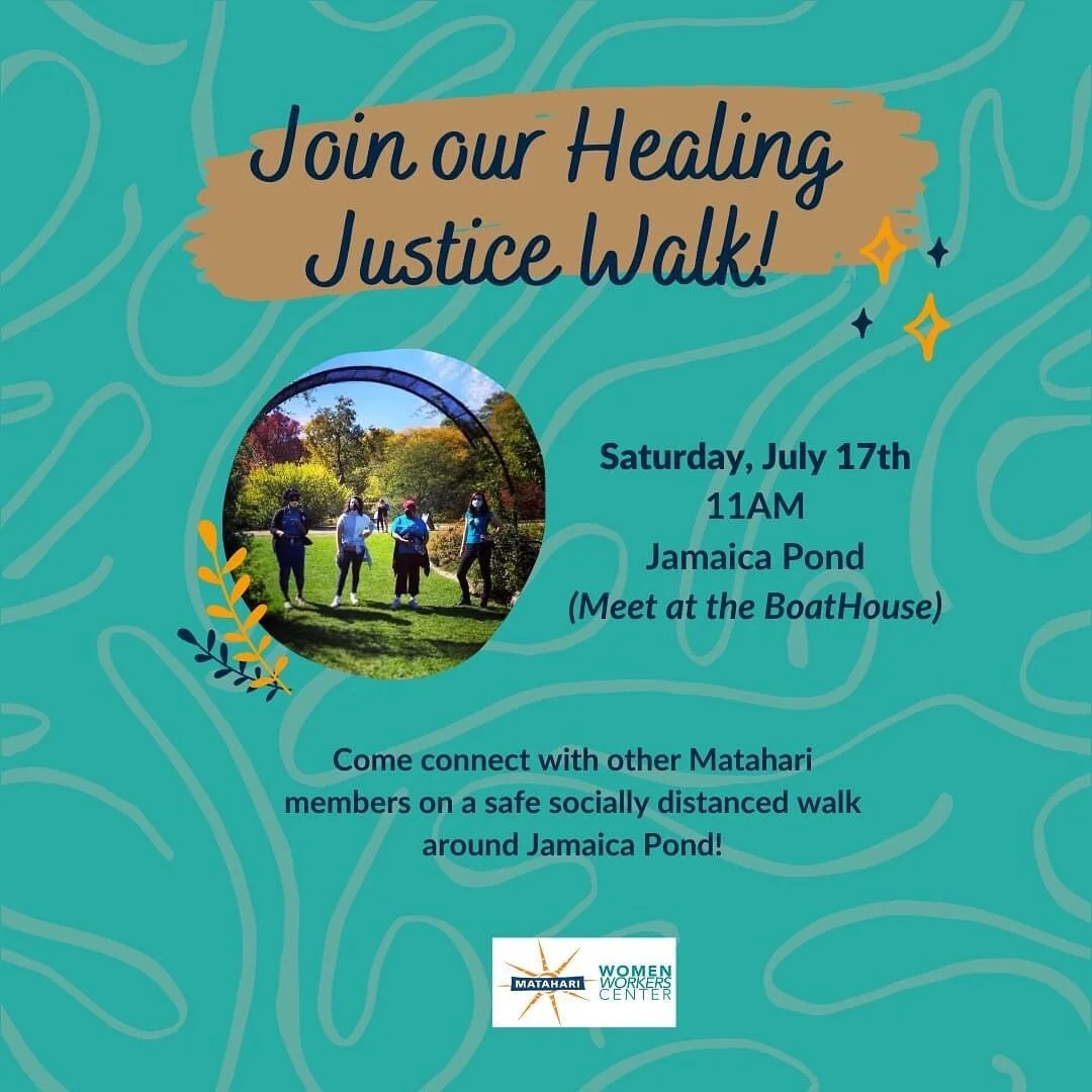 Mark your calendar! We're so excited to host our next Healing Justice Walk this coming Saturday at 11AM! We will be keeping an eye on the weather, but are looking forward to hosting the walk and hope you are able to join. 

&iexcl;Marca tu calendario