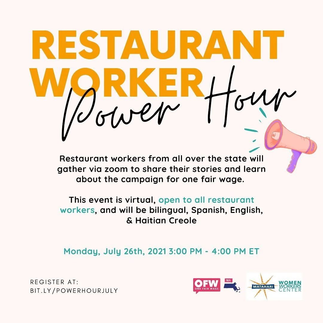 @1fairwage_official  is a national organization of over 200,000 service workers, over 800 restaurant employers, and dozens of organizations nationwide all working together to end all subminimum wages in the United States and improve wages and working