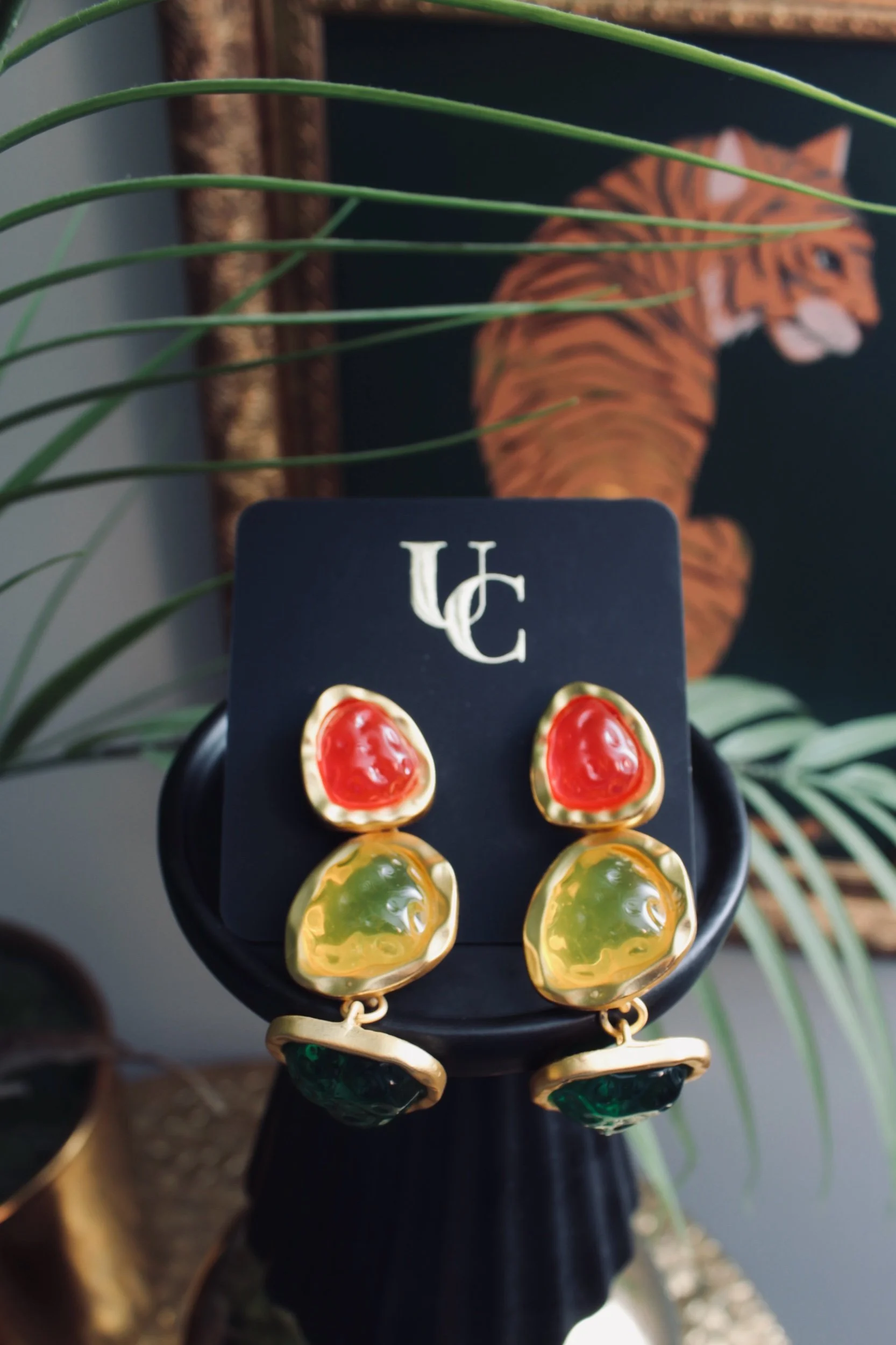 One Love - Drop Down Earrings