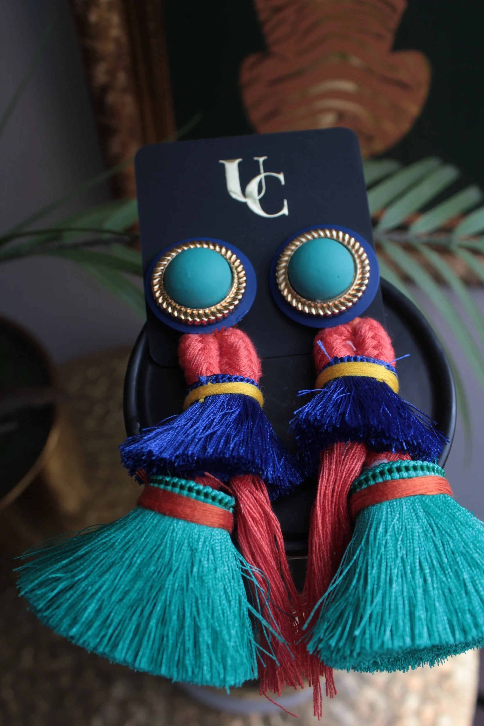 ReeLee - Colorful Drop Down Earrings