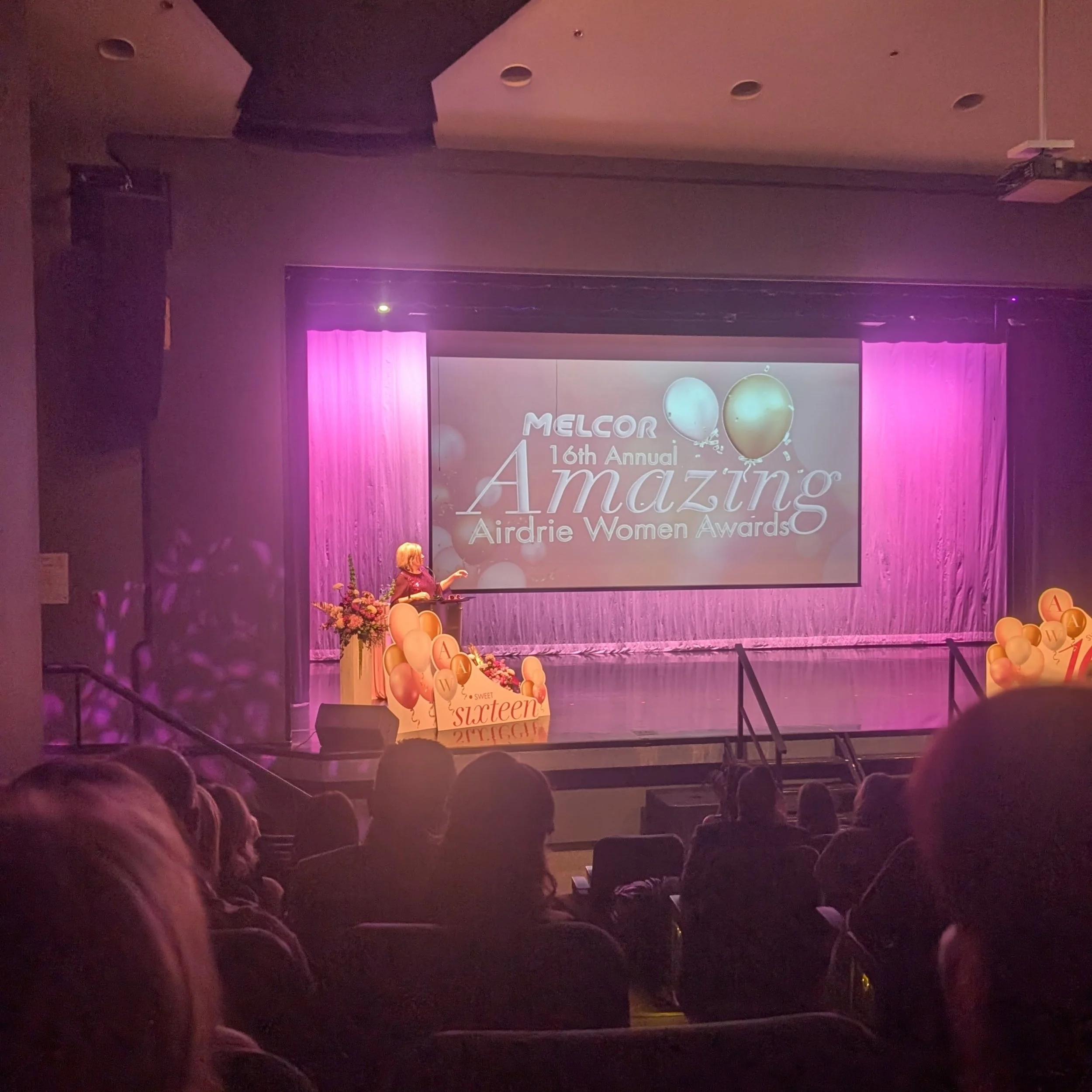 Last night was the Amazing Airdrie Women Awards ceremony, and I had the honour of being nominated for Amazing Entrepreneur.

What stood out most was being in a room filled with incredible women who are leading, building, serving, creating, and quietl