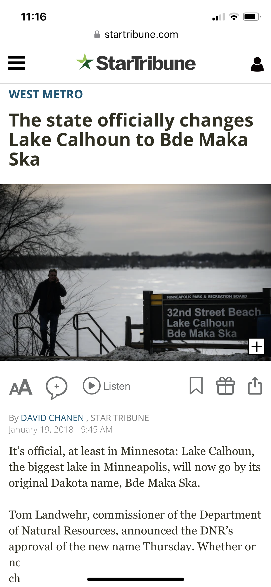 Pettiness on the Shores of Bde Maka Ska 