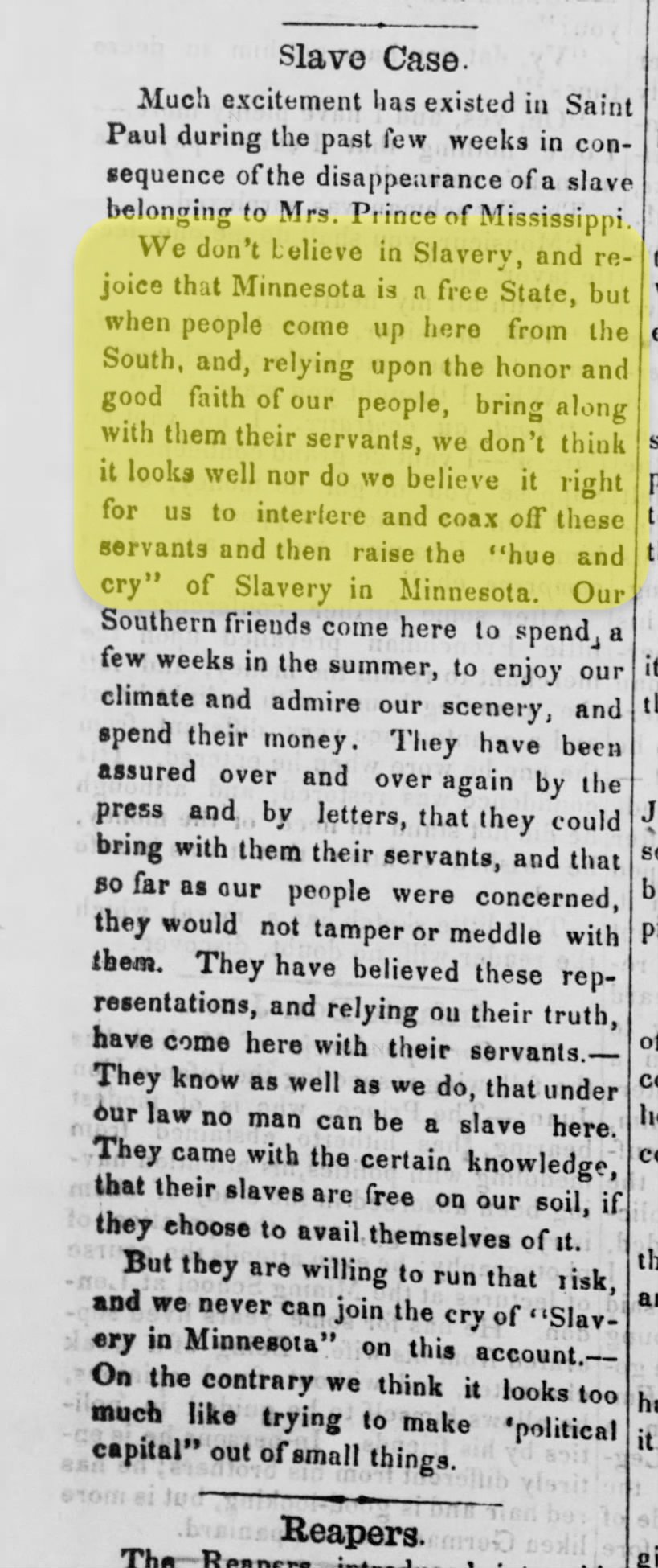 1860 8.16 opinion supporting slavery in MN_color.jpg