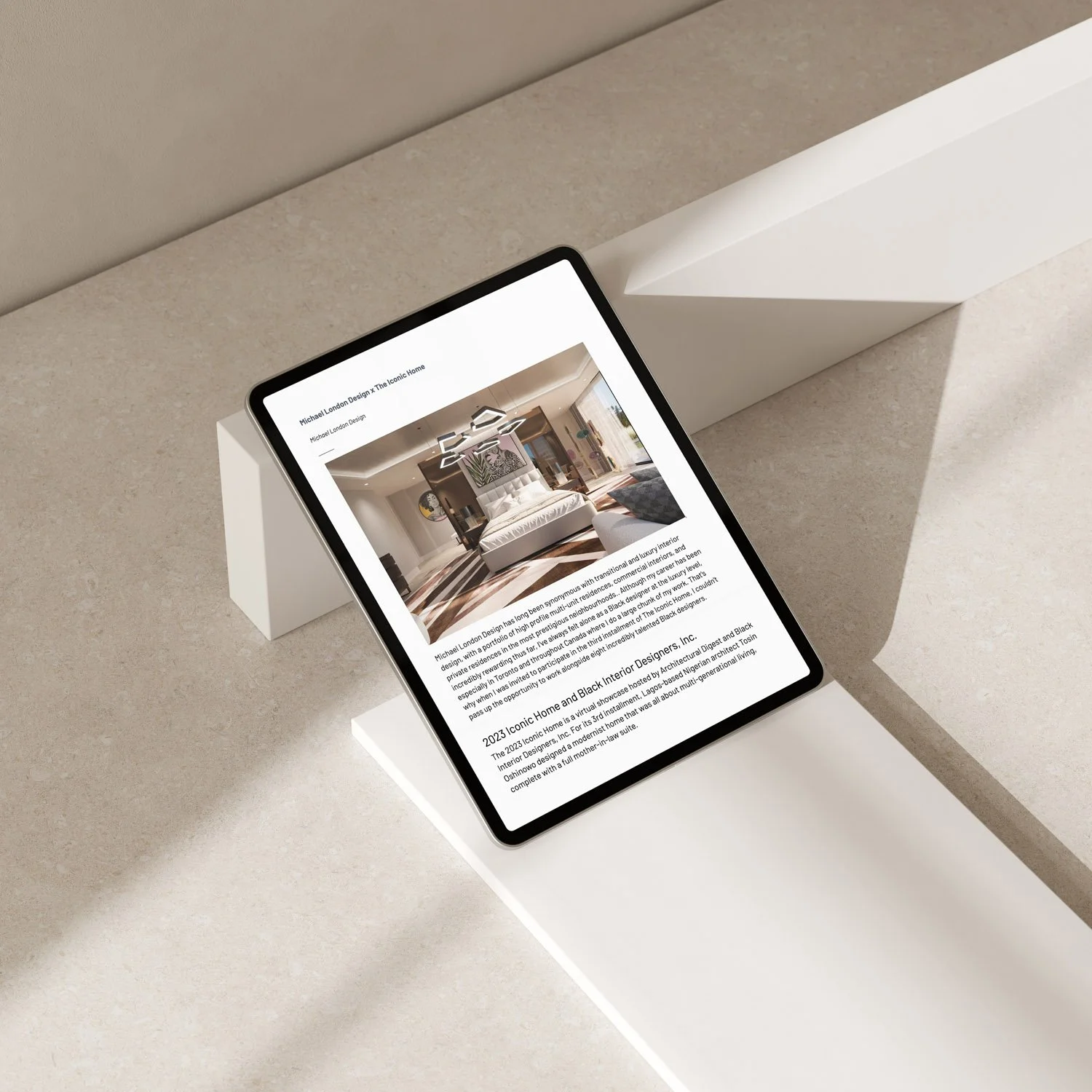 Blog for Michael London Design