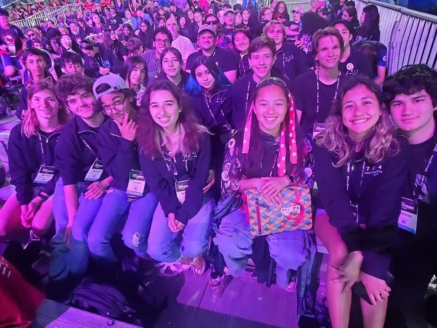 Poly Rabbotics at First Championships in Houston. Way to go Jackrabbits! #polyrabbotics #cicbooster #lbpolycic #polypaceparent