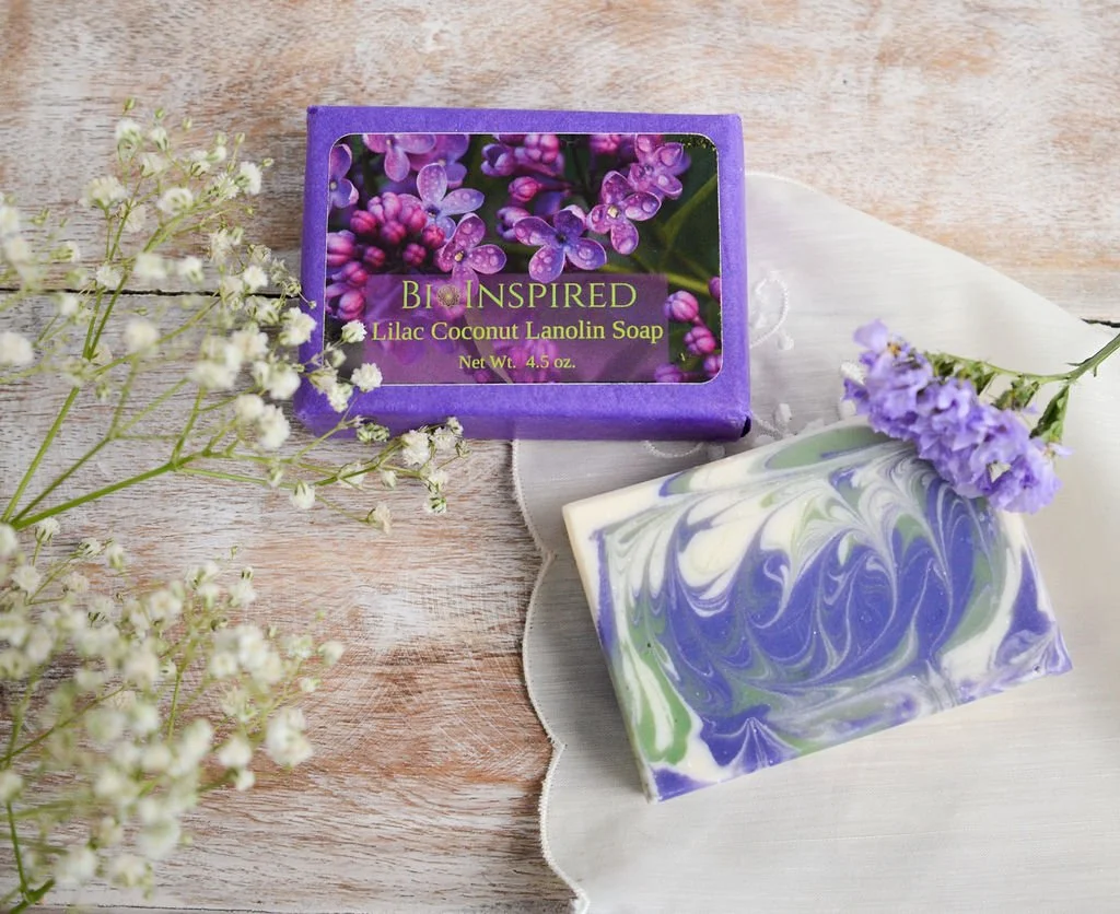 Lilac Coconut Lanolin Soap