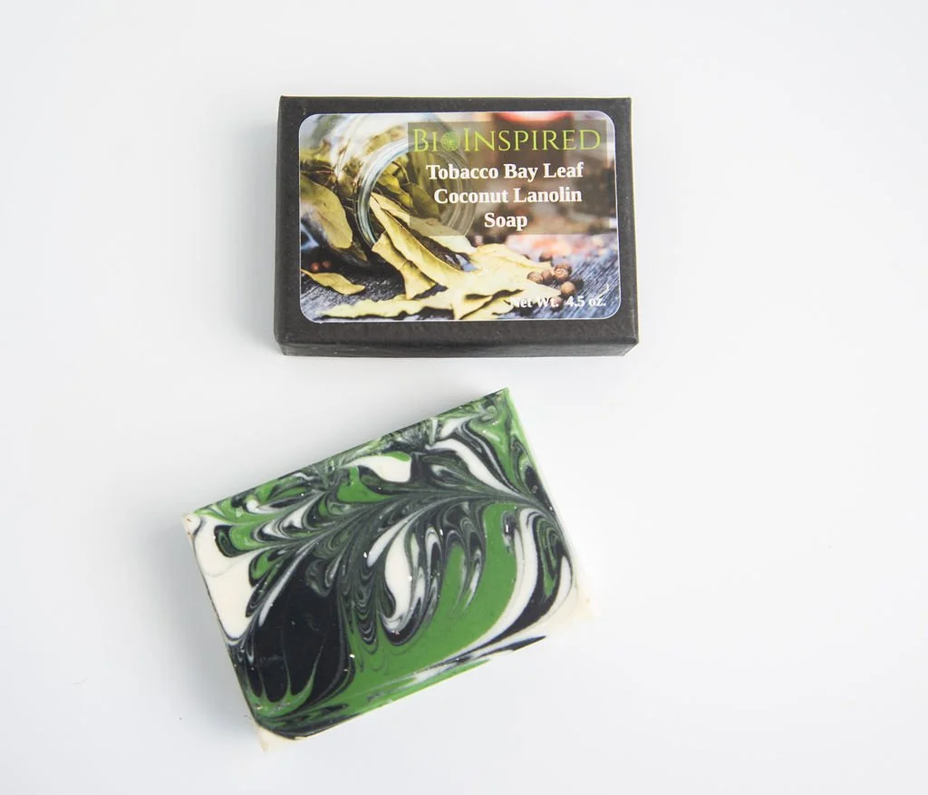 BioInspired - Tobacco Bay Leaf Coconut Lanolin Soap