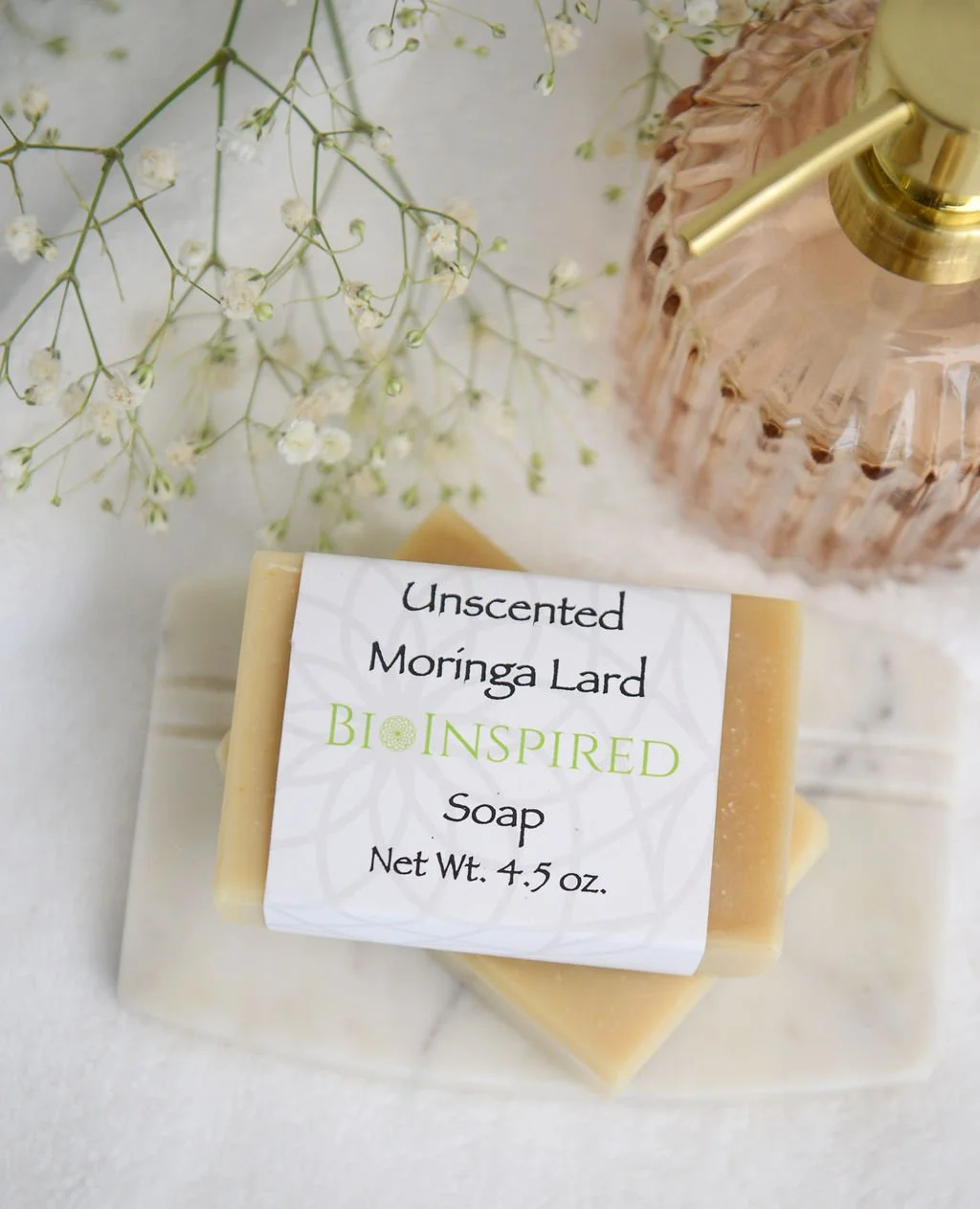 Unscented Moringa Lard Soap