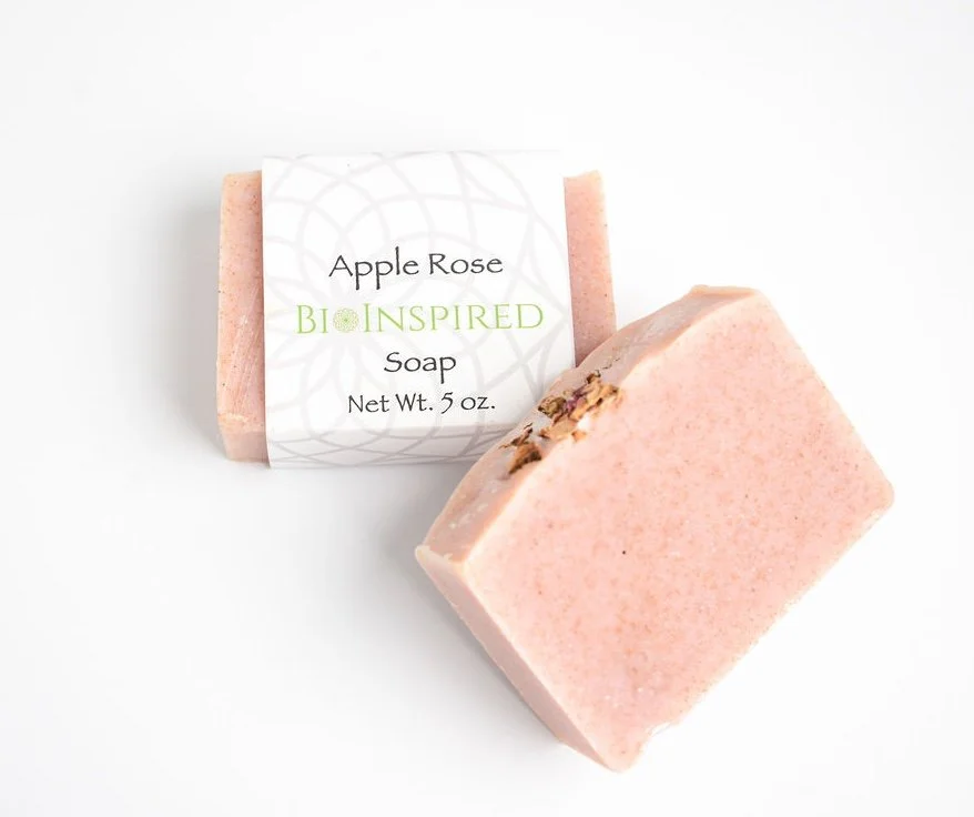 Apple Rose Moringa Lard Soap