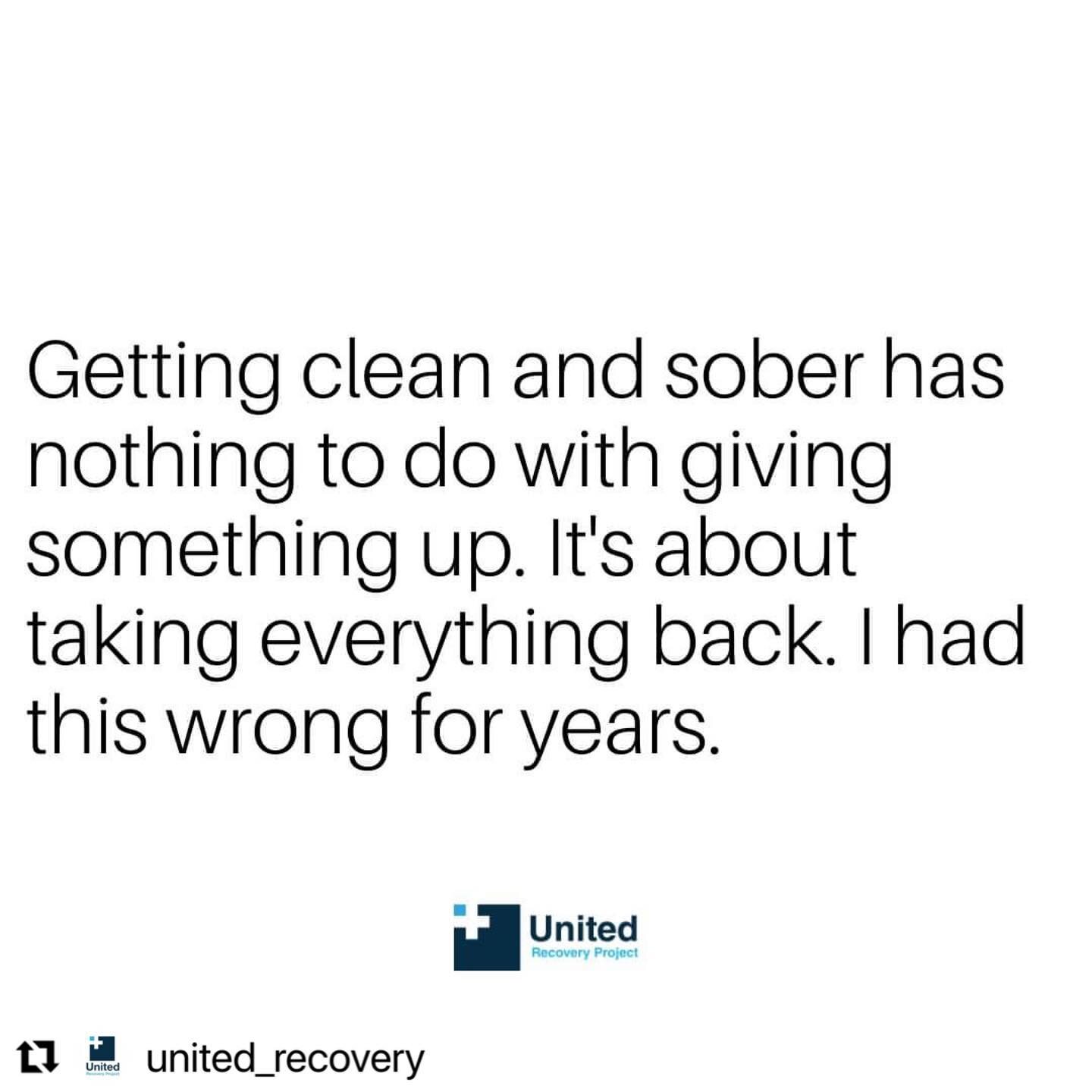 #Repost @united_recovery with @use.repost
・・・
What did you take back?

 #sober #sobriety #addiction #recovery #reelinginserenity #odaat #flyfishing #onthewater #ris #sober #clean #wedorecover #flyfishingsaveslives