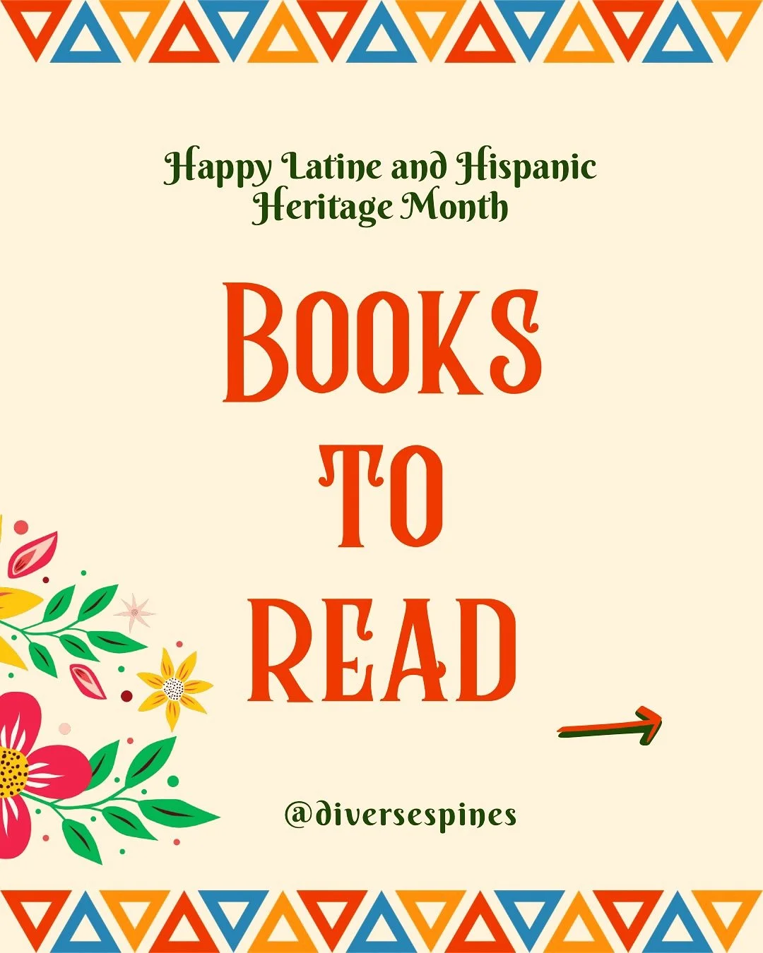 Happy Latine and Hispanic Heritage Month! Swipe to see 12 recommended reads. 📚✨ These books honor culture, history, and voices that deserve to be heard all year long, not just for 30 days!⁣
⁣
What are some of your favorite books you&rsquo;d add to t
