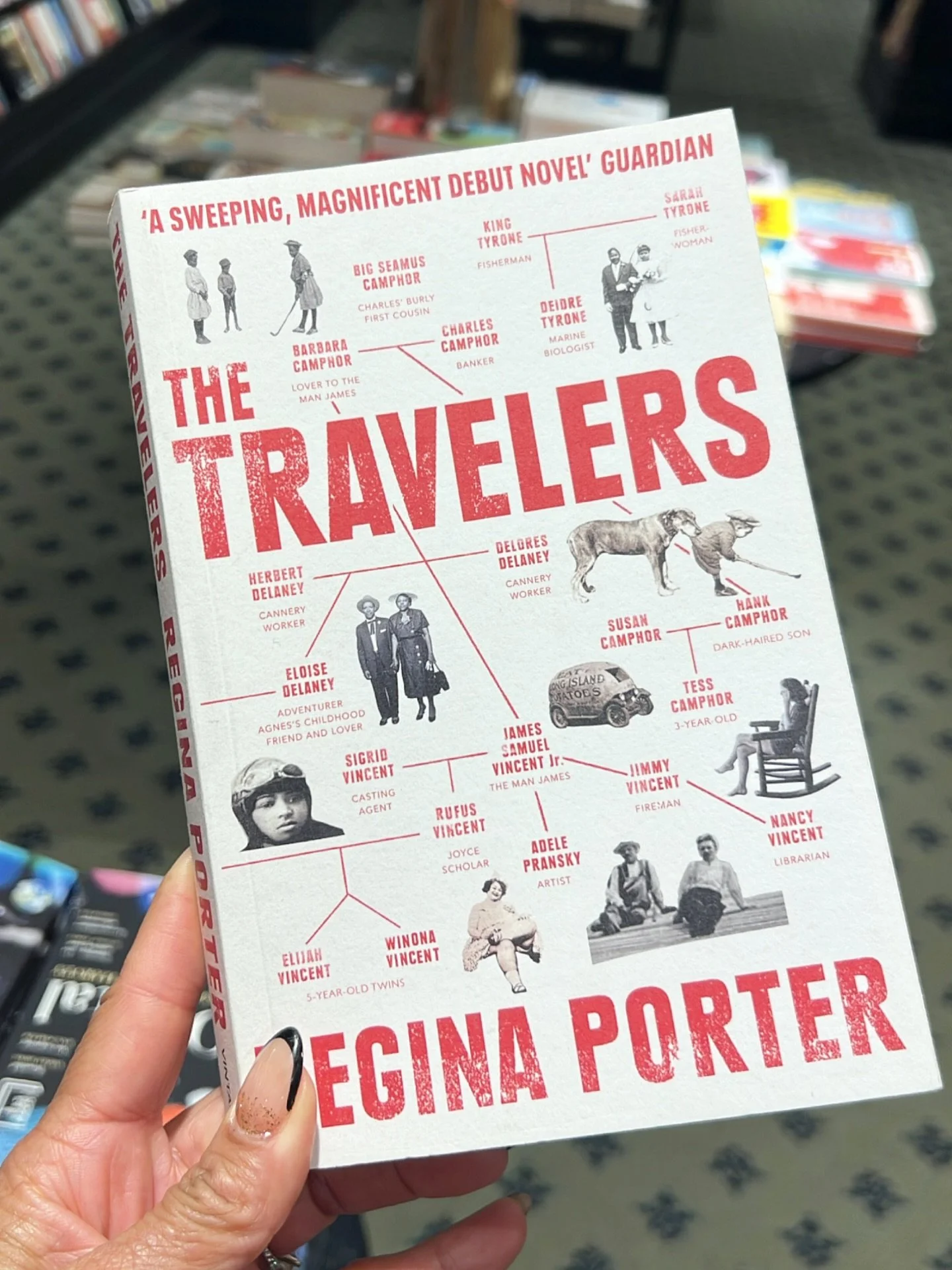 ✨ #ThrowBookThursday to @reginamporter’s debut novel, THE TRAVELERS!
This sweeping, intergenerational saga follows two families, one Black and one white, through decades of change, love, and loss. From the Jim Crow South to Vietnam, Berlin, an